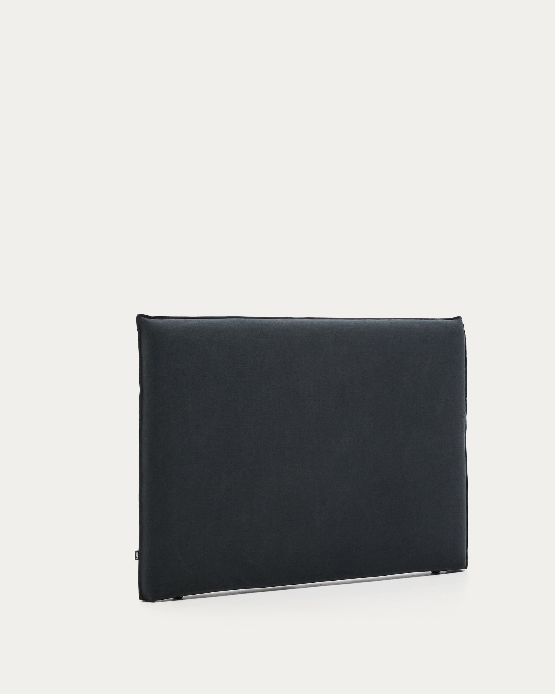 Anthracite grey linen and cotton Jaira headboard with removable cover for a 160 cm FSC Mix Credit bed - Product View