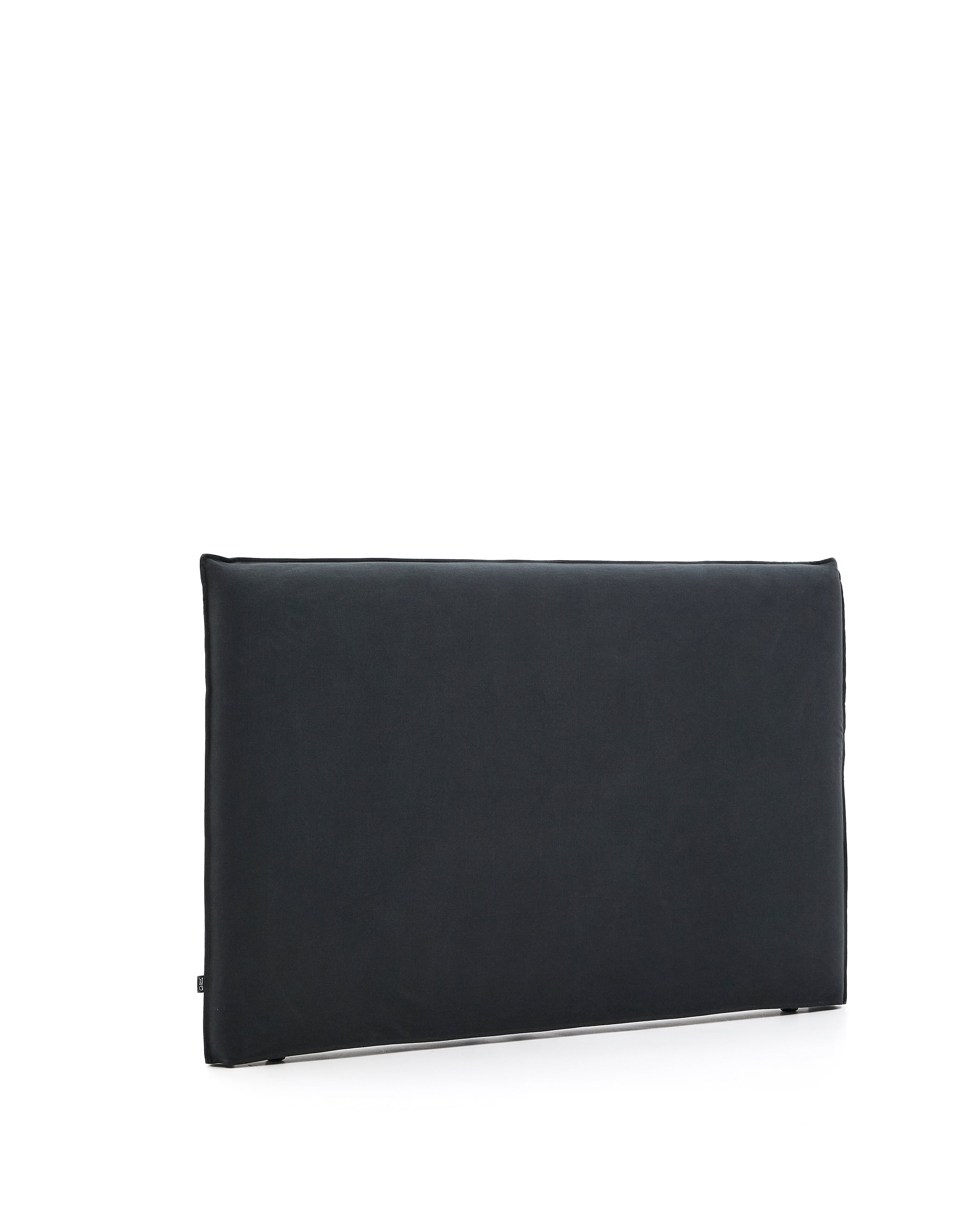 Anthracite grey linen and cotton Jaira headboard with removable cover for a 180 cm FSC Mix Credit bed - Product Image
