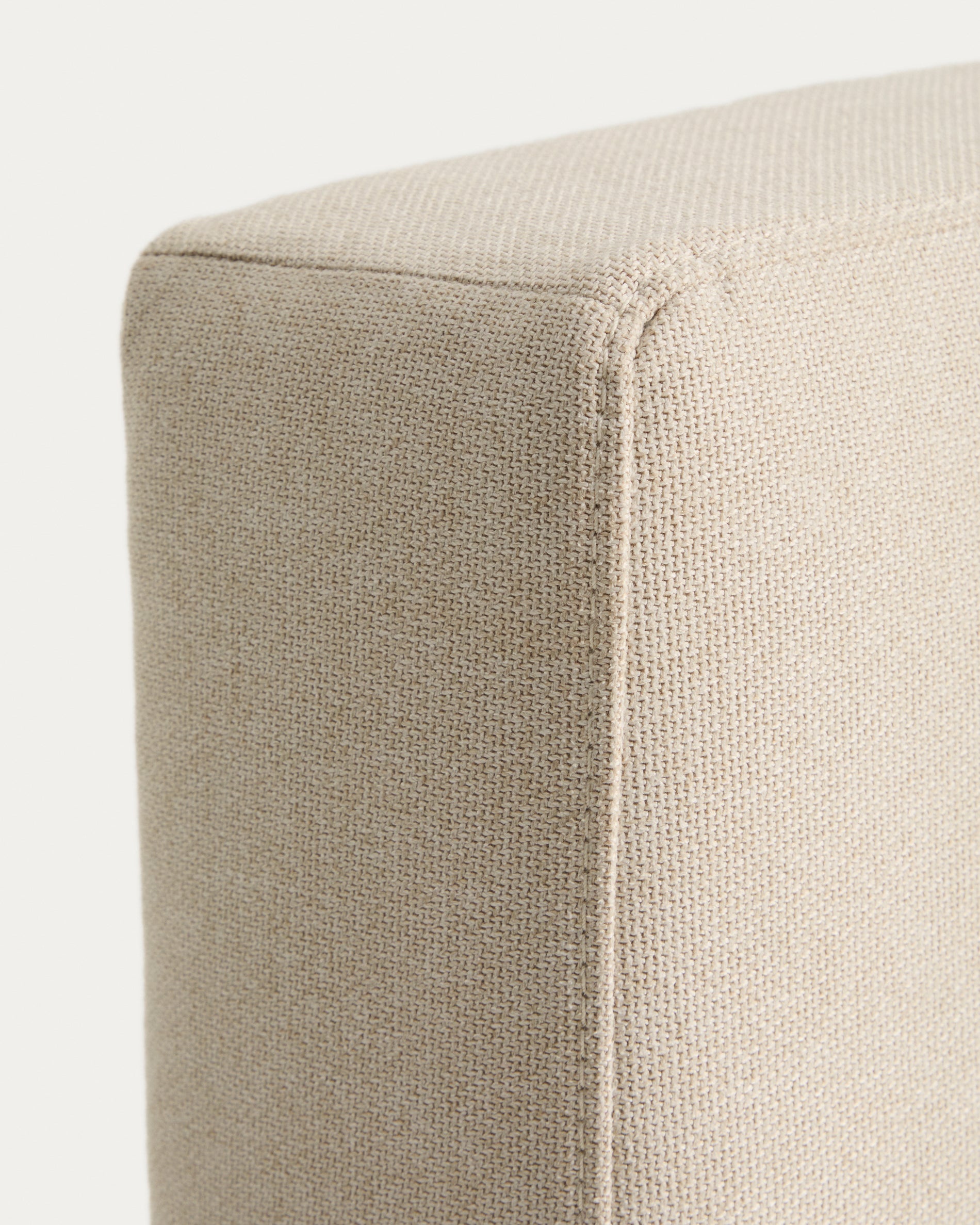 Blok ecru headboard with removable cover for bed up to 180cm - Detail