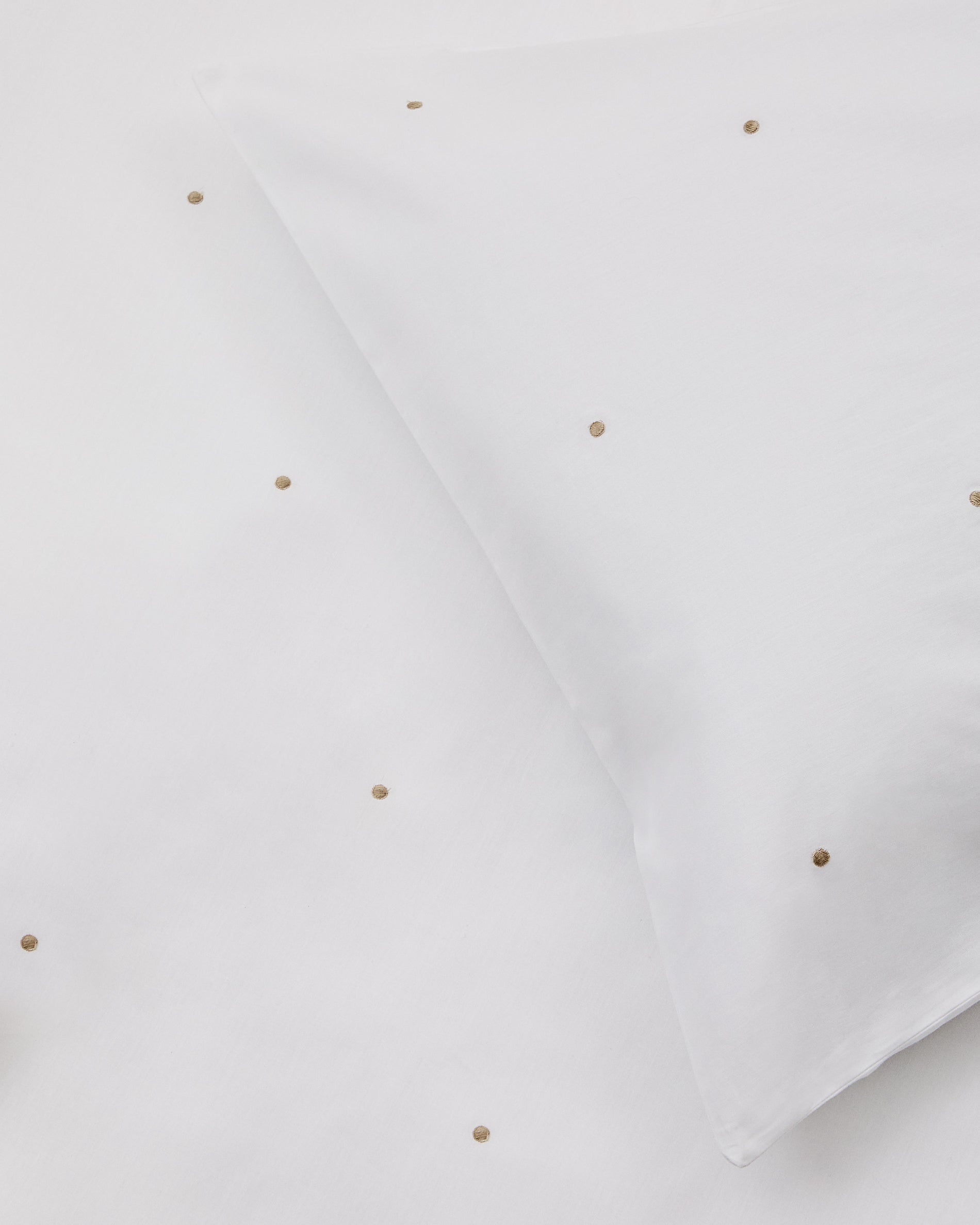 Sontag white, cotton percale, embroidered bedspread and pillowcase set, for 90 cm bed