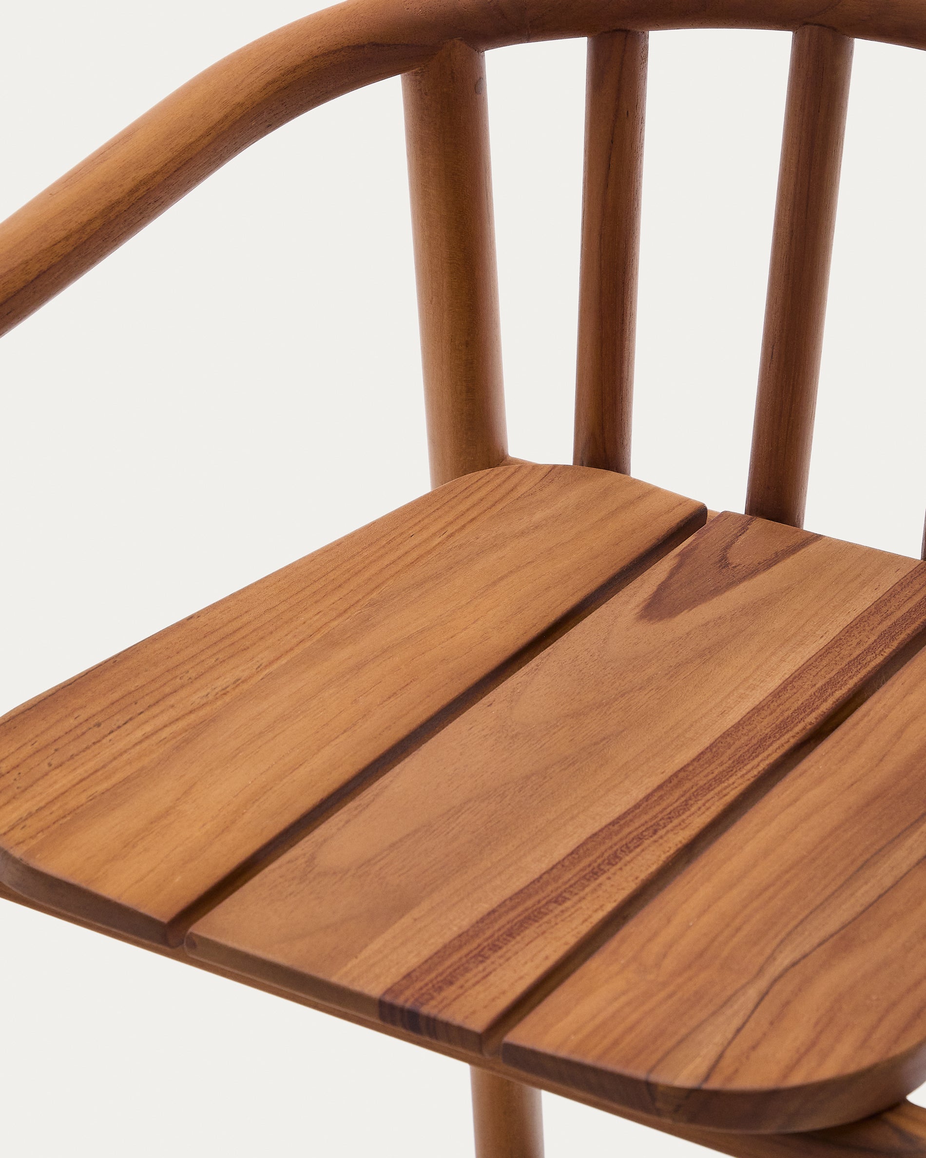 Turqueta outdoor stool made of FSC 100% solid teak wood, height 65cm - Detail