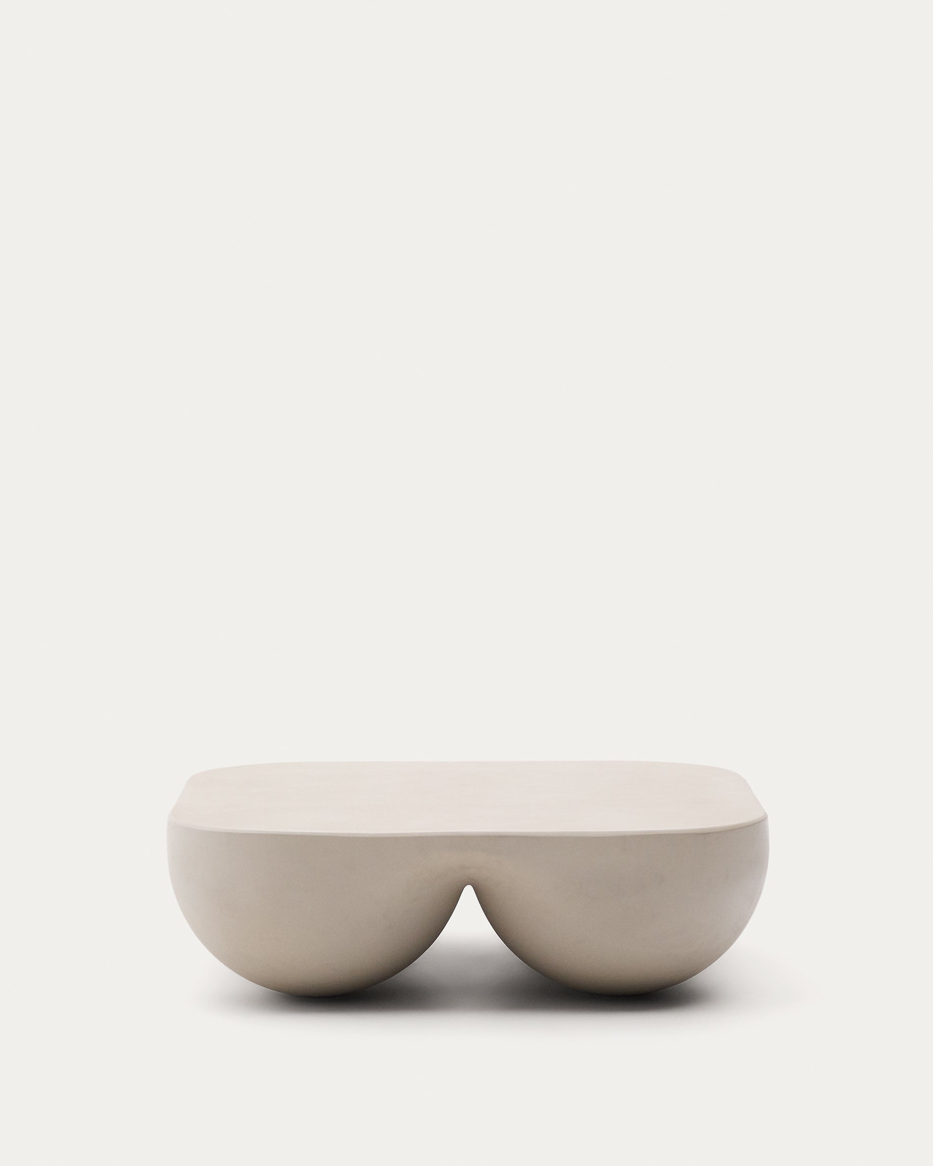 Colba polystone coffee table 100 x 100cm - Product View