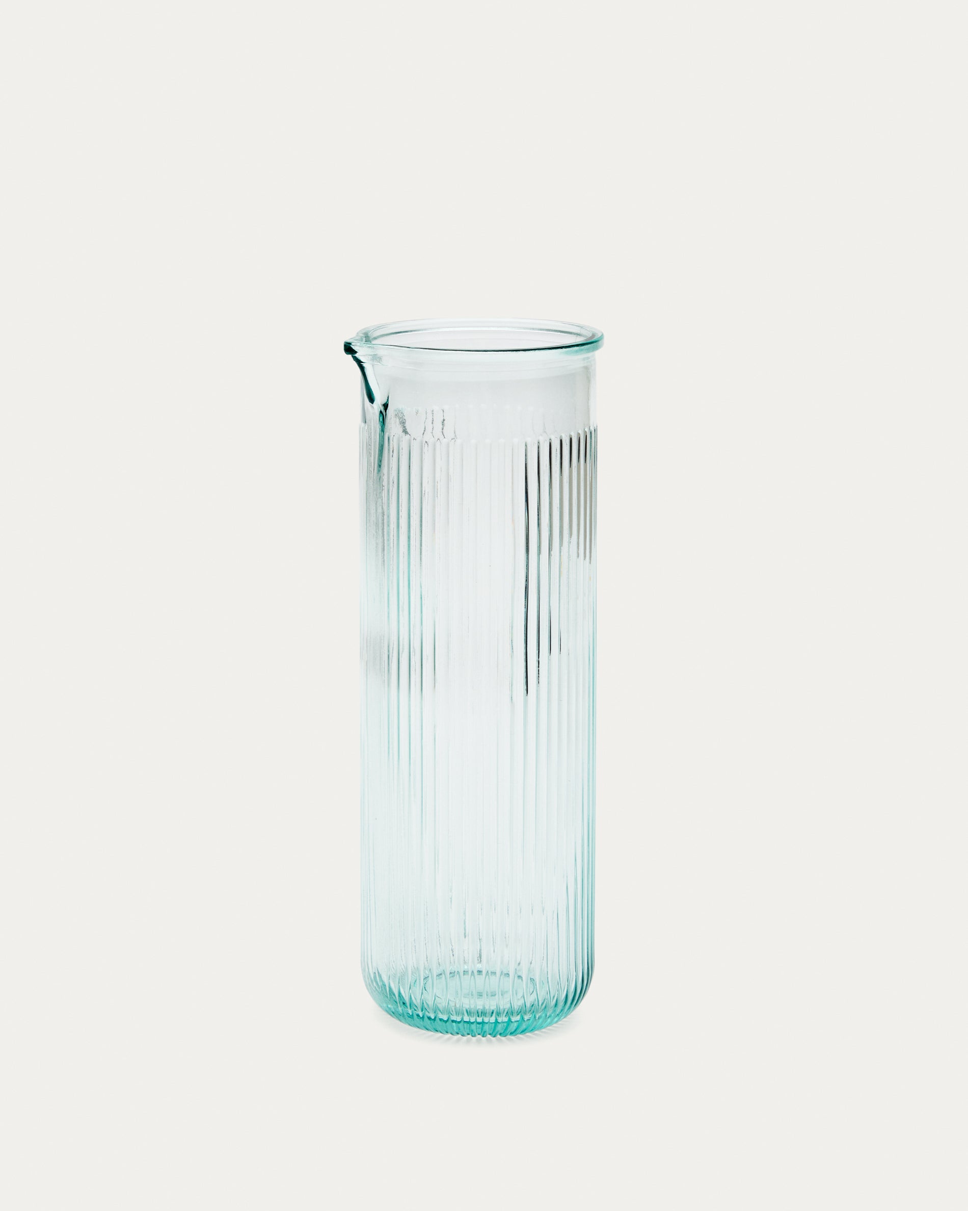 Milma transparent recycled glass jug - Product View