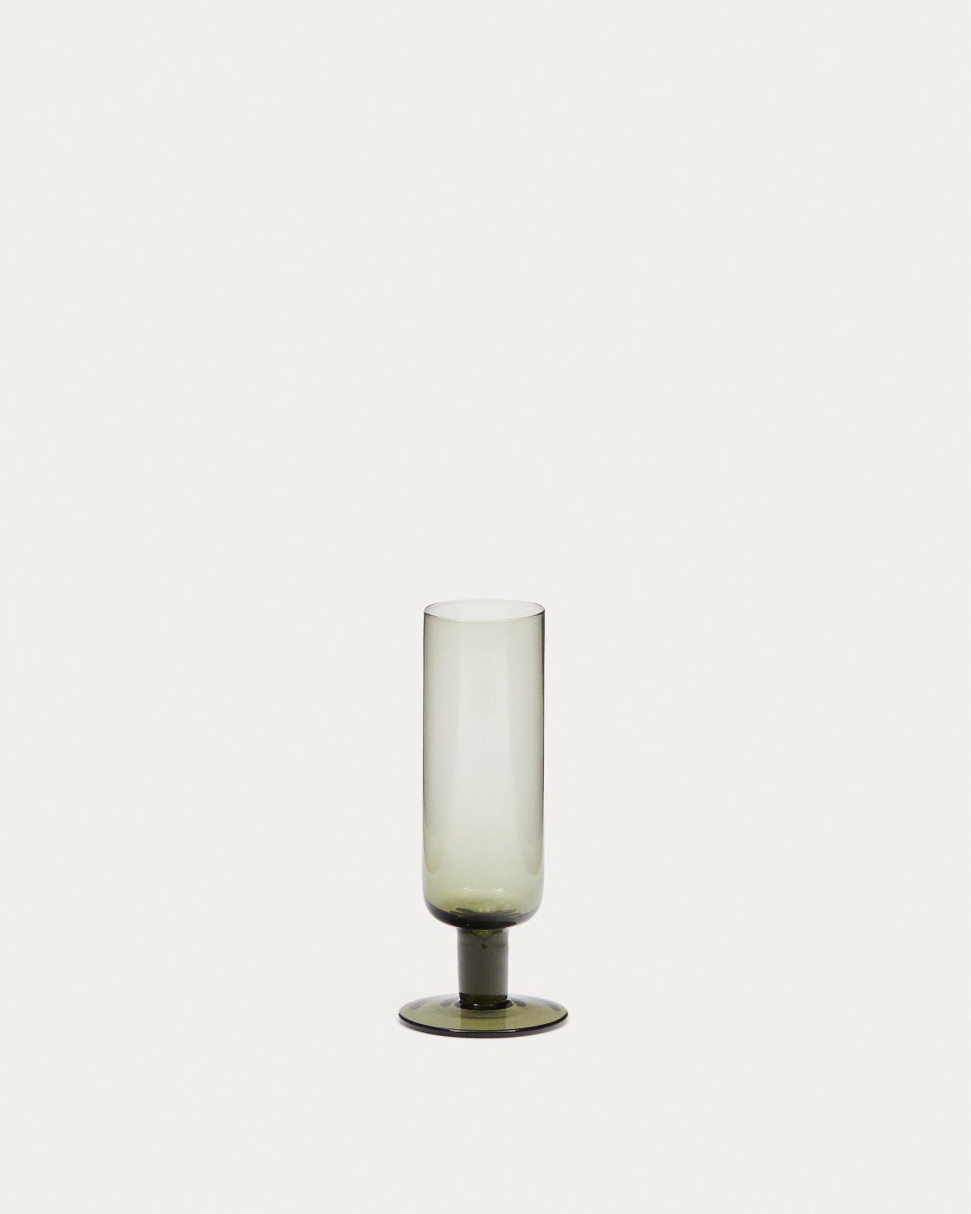 Sauky green tall wine glass, 19 cl - Product View