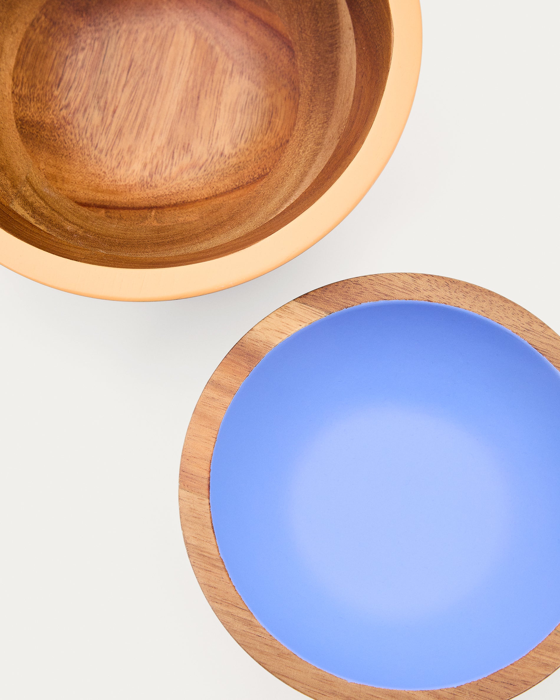 Zairin 2-piece, multi-colored, FSC 100% acacia wood bowl set