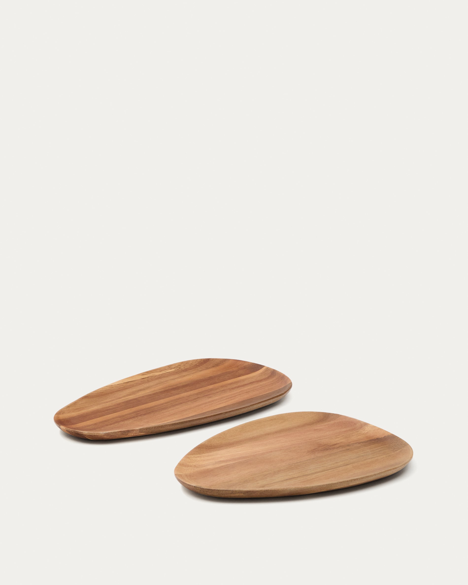 Nukha set of 2 serving boards in FSC 100% acacia wood - Product View