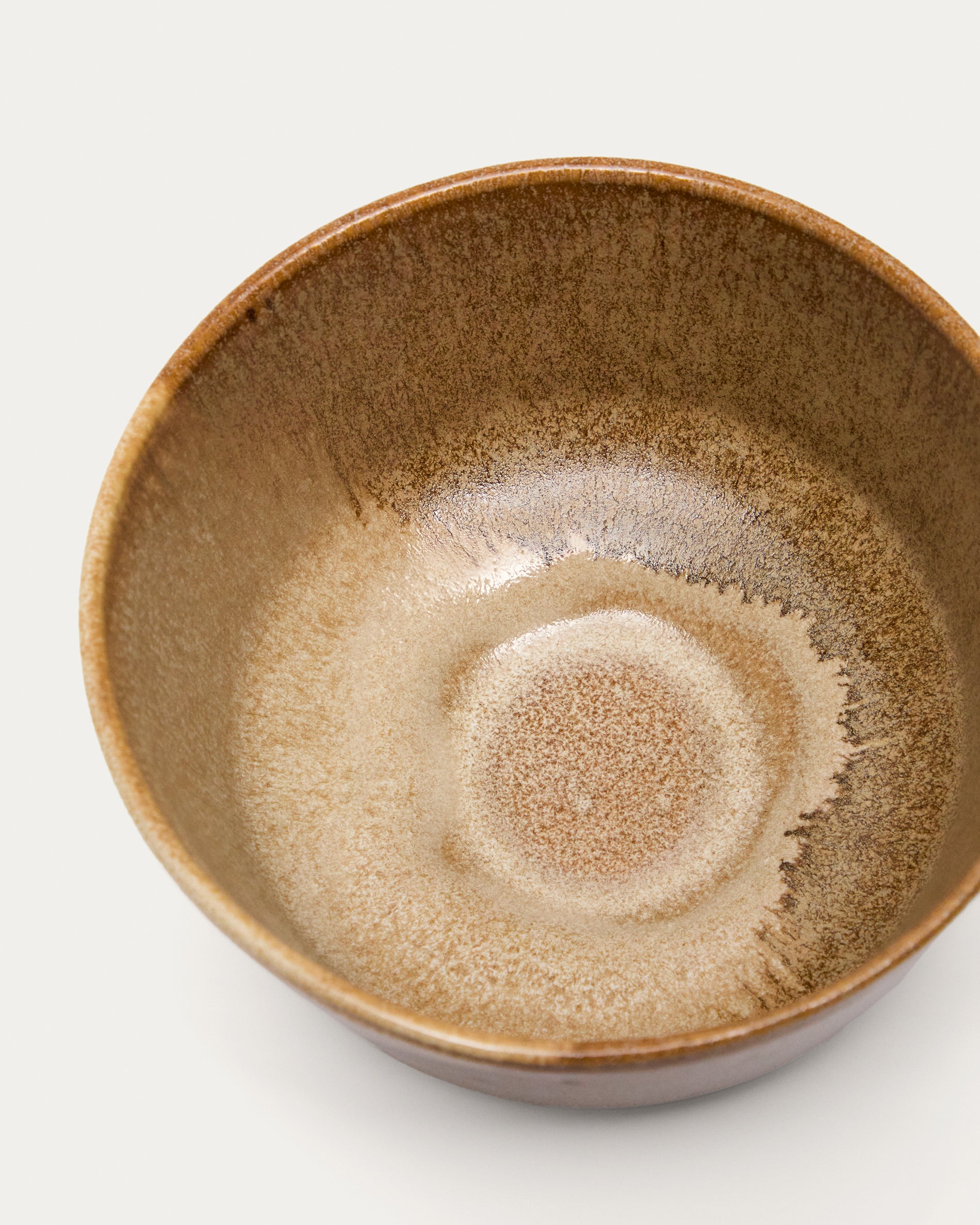 Brown ceramic Nagoli bowl - Detail