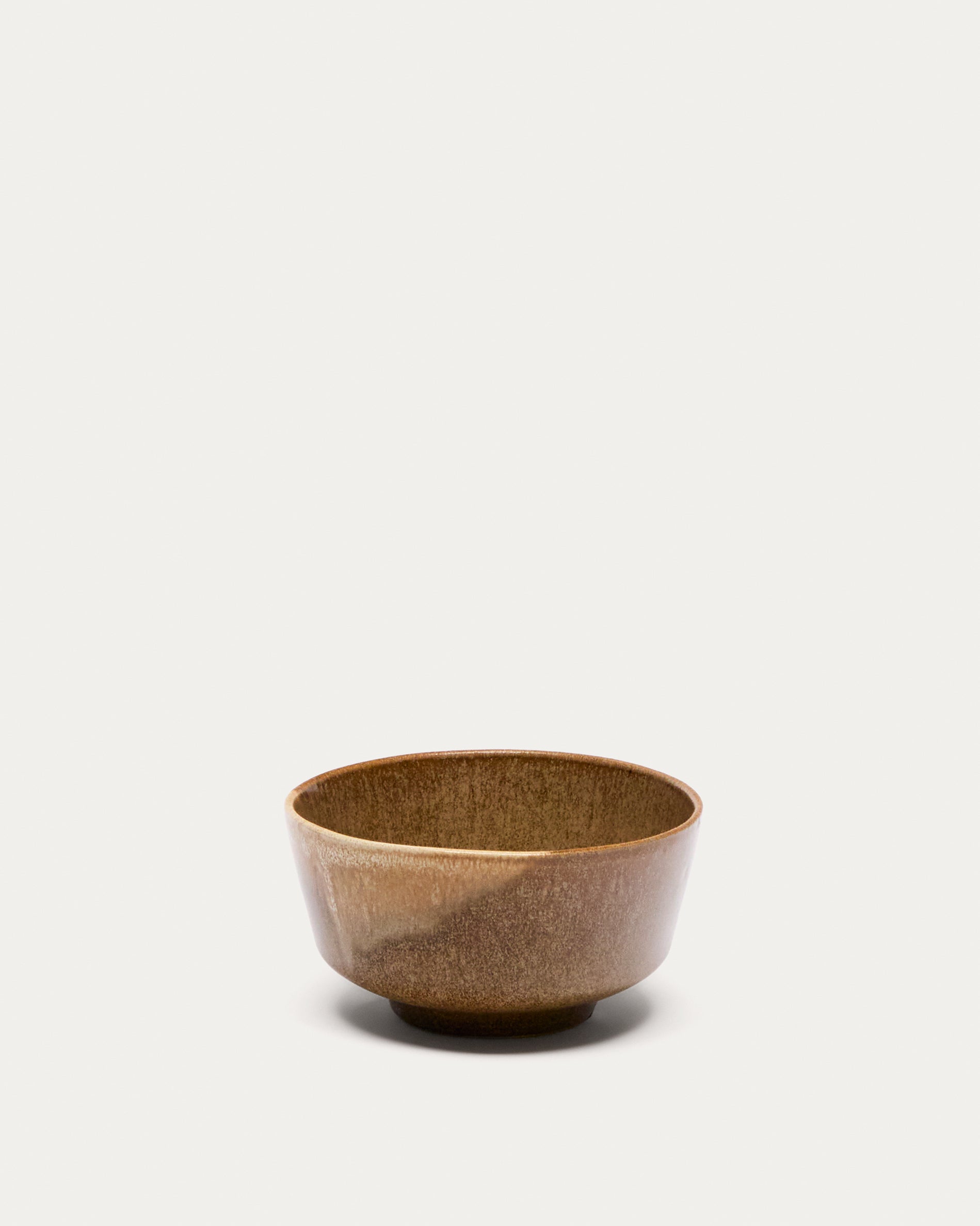 Brown ceramic Nagoli bowl - Product View
