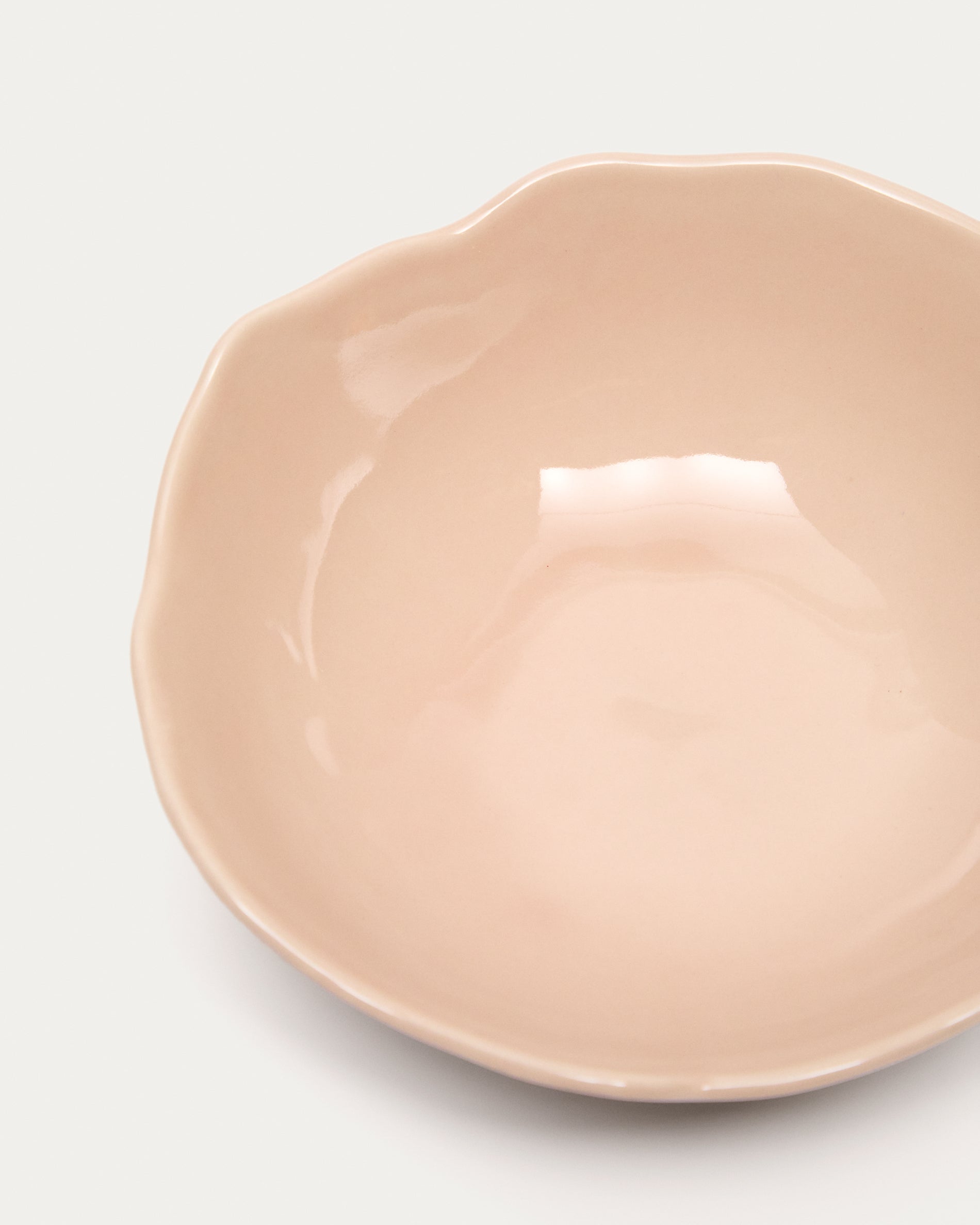 Pink ceramic Tiraya bowl - Detail