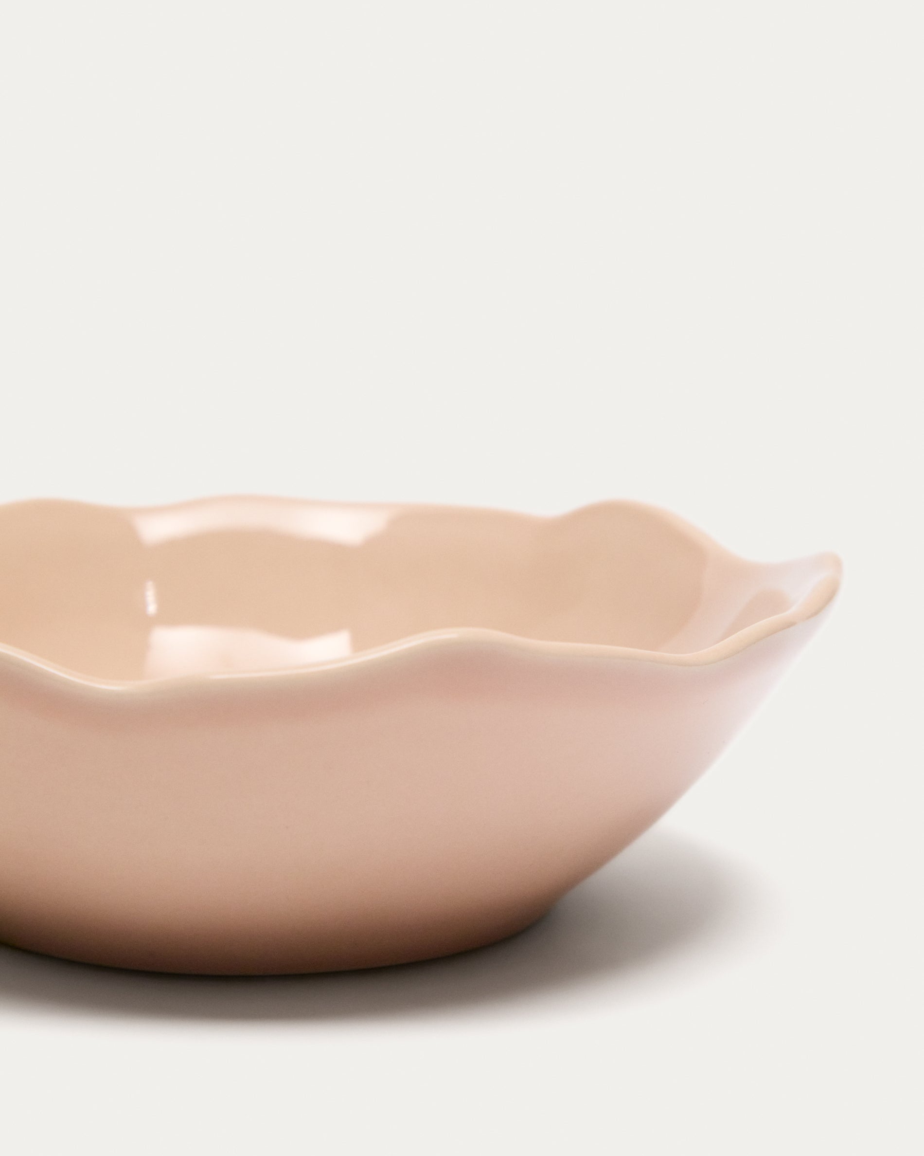 Pink ceramic Tiraya bowl - Detail