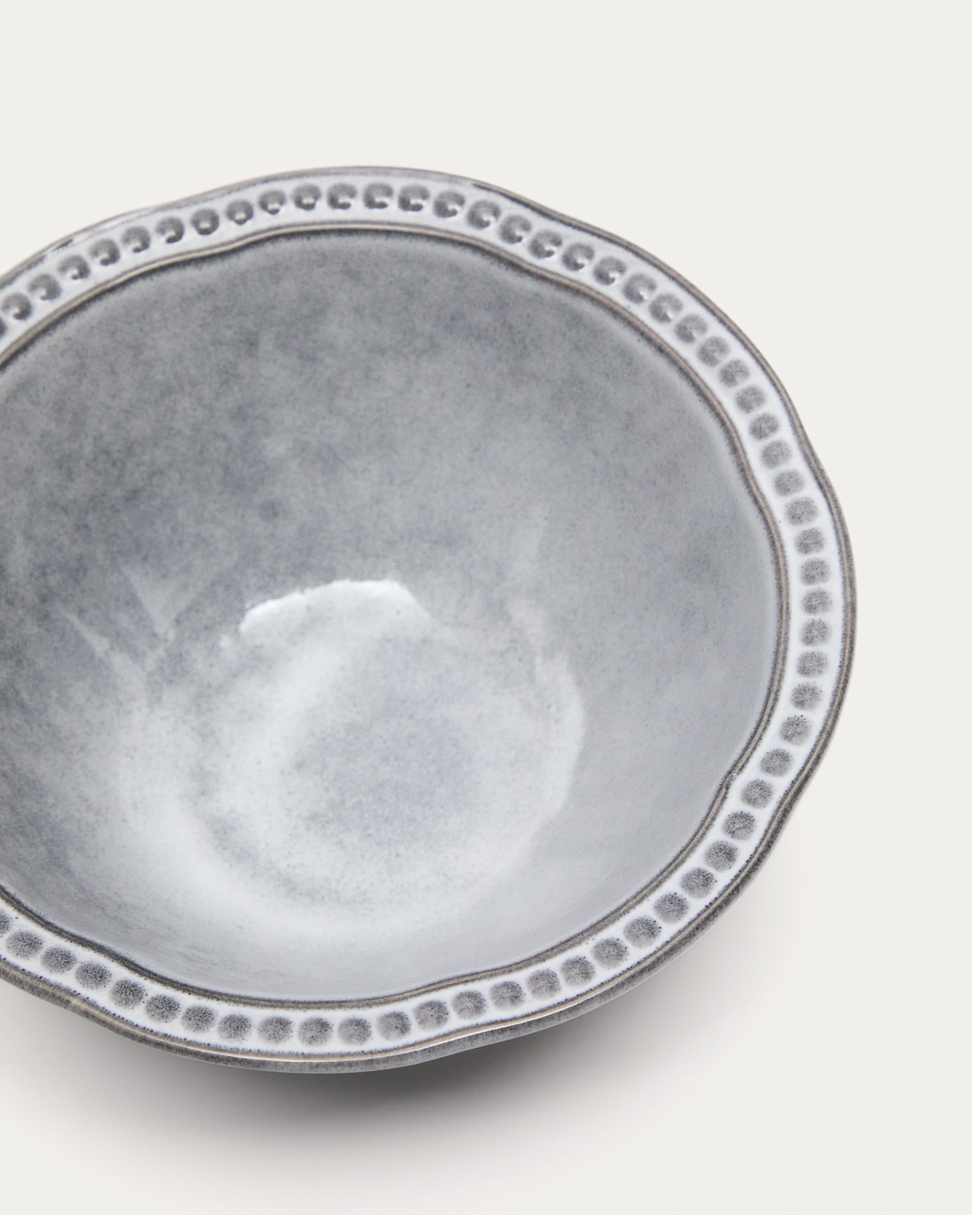 Blue ceramic Dovec bowl - Detail