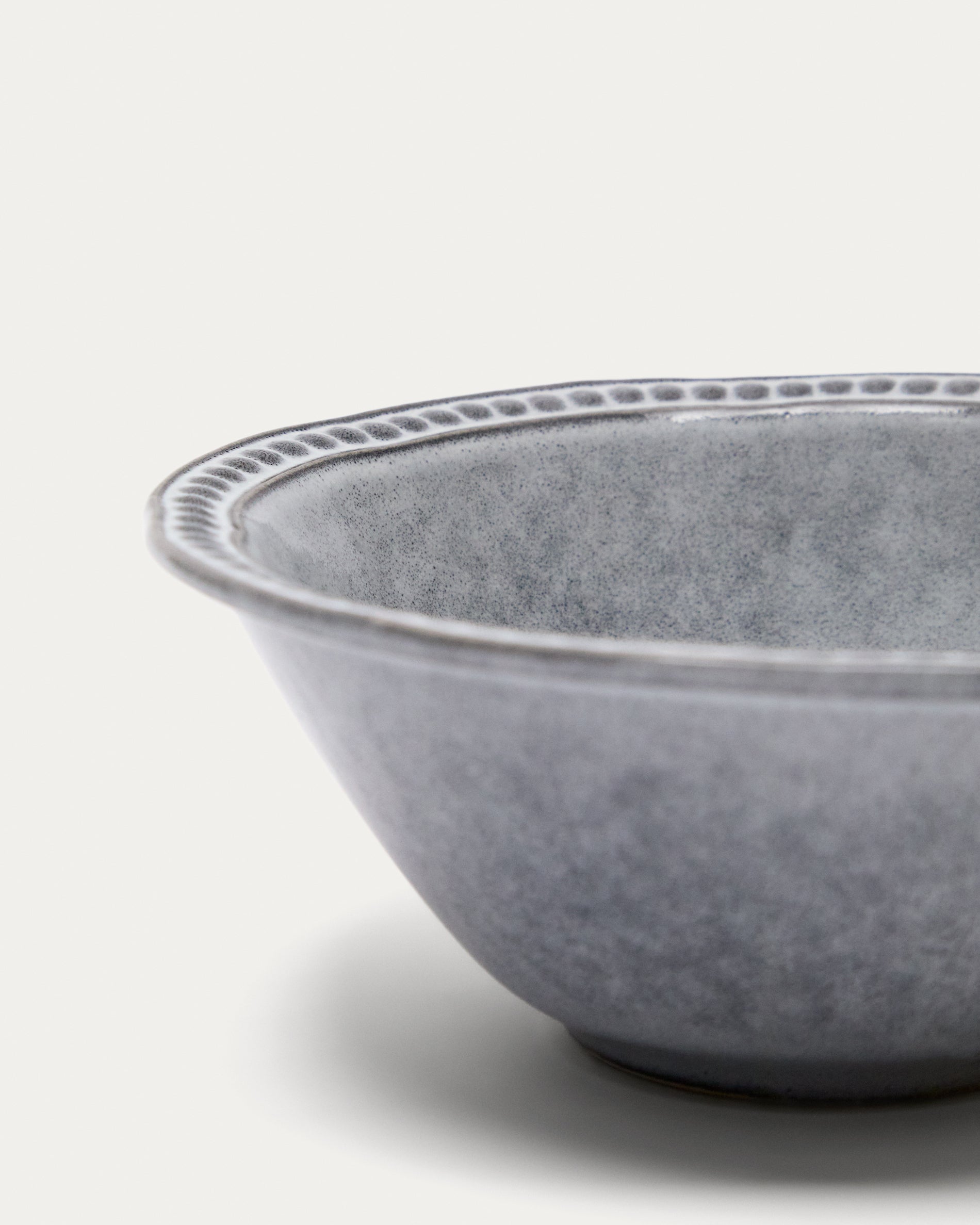 Blue ceramic Dovec bowl - Detail