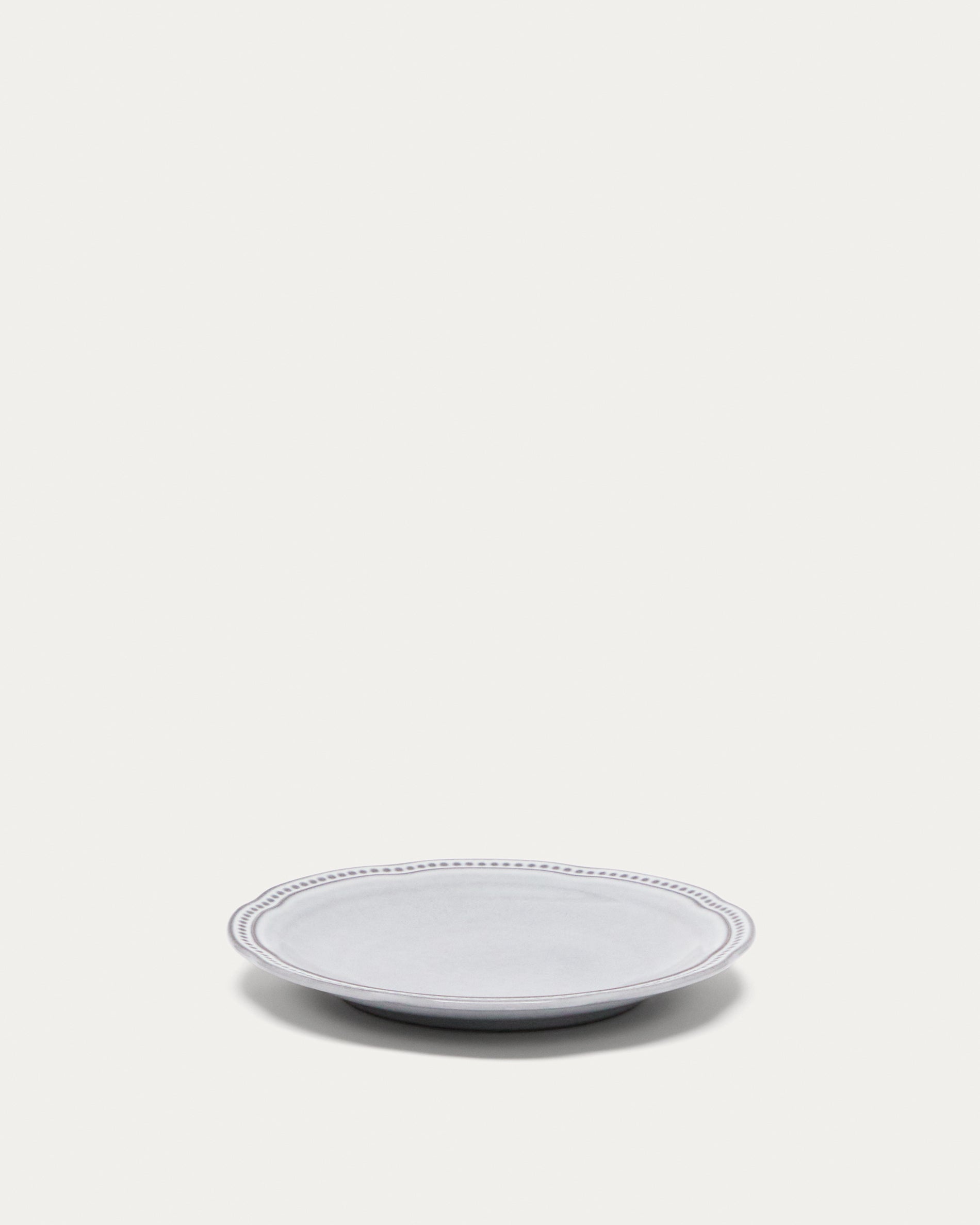 Blue ceramic Dovec dessert plate - Product View