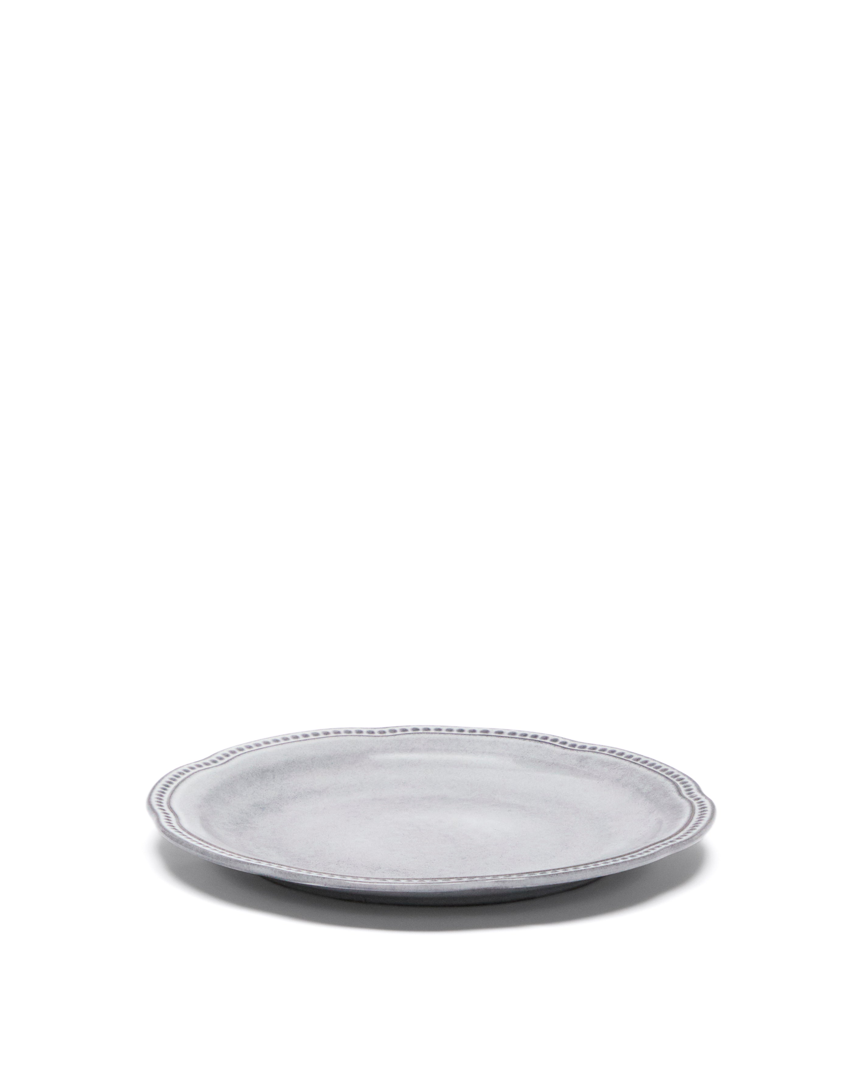 Blue ceramic Dovec flat plate - Product Image
