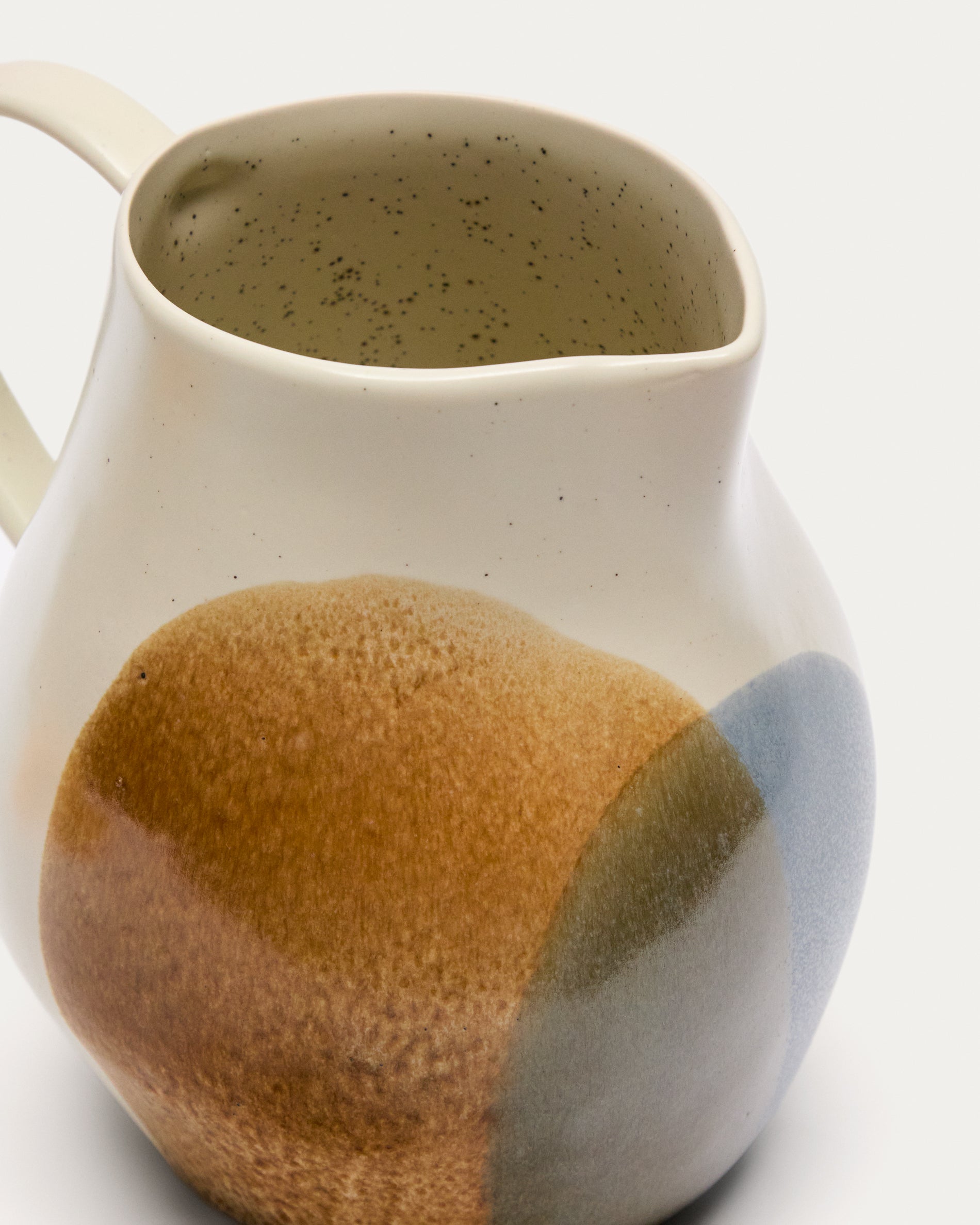 Multicoloured ceramic Miglo jug - Detail