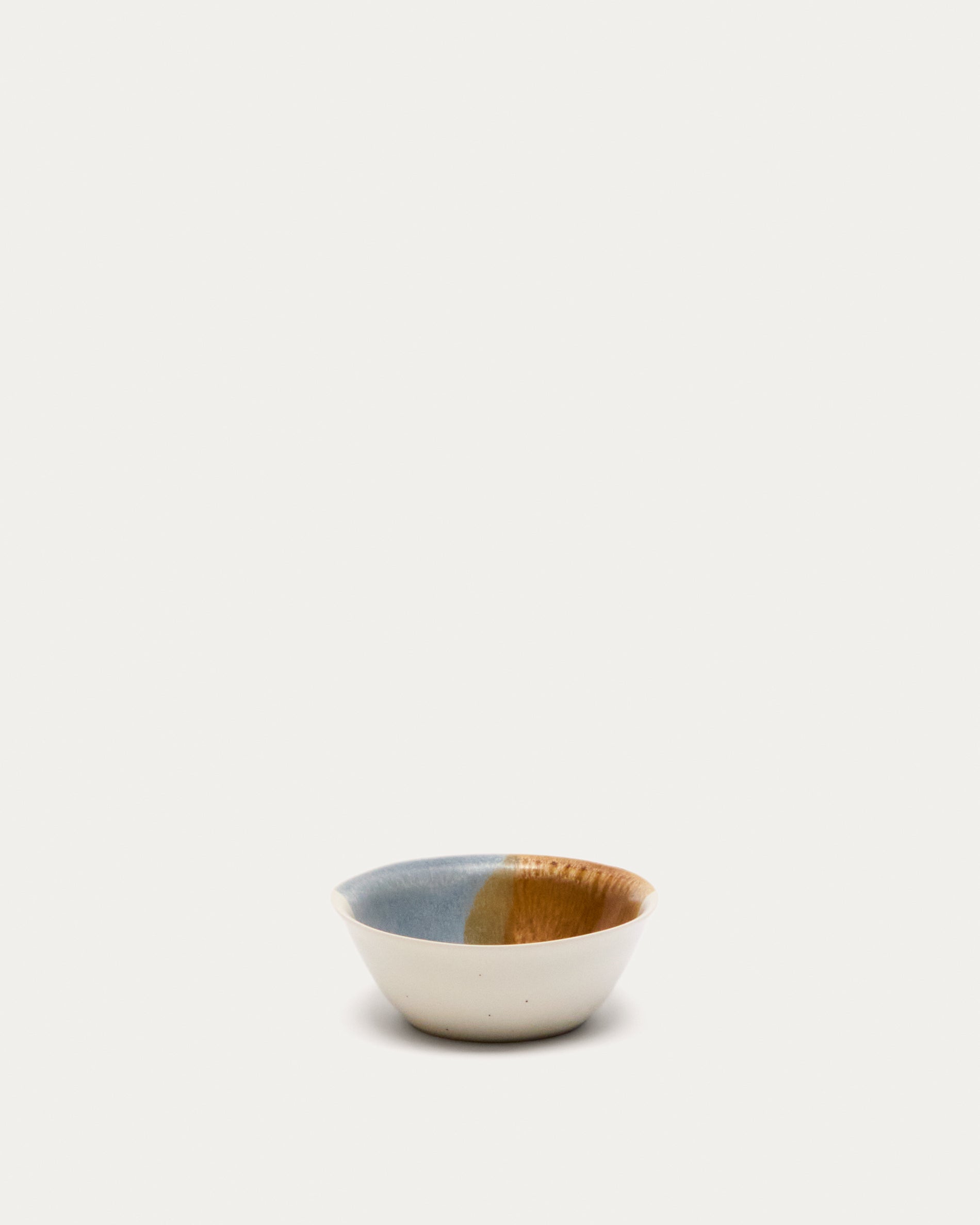 Small multicoloured ceramic Miglo bowl - Product View