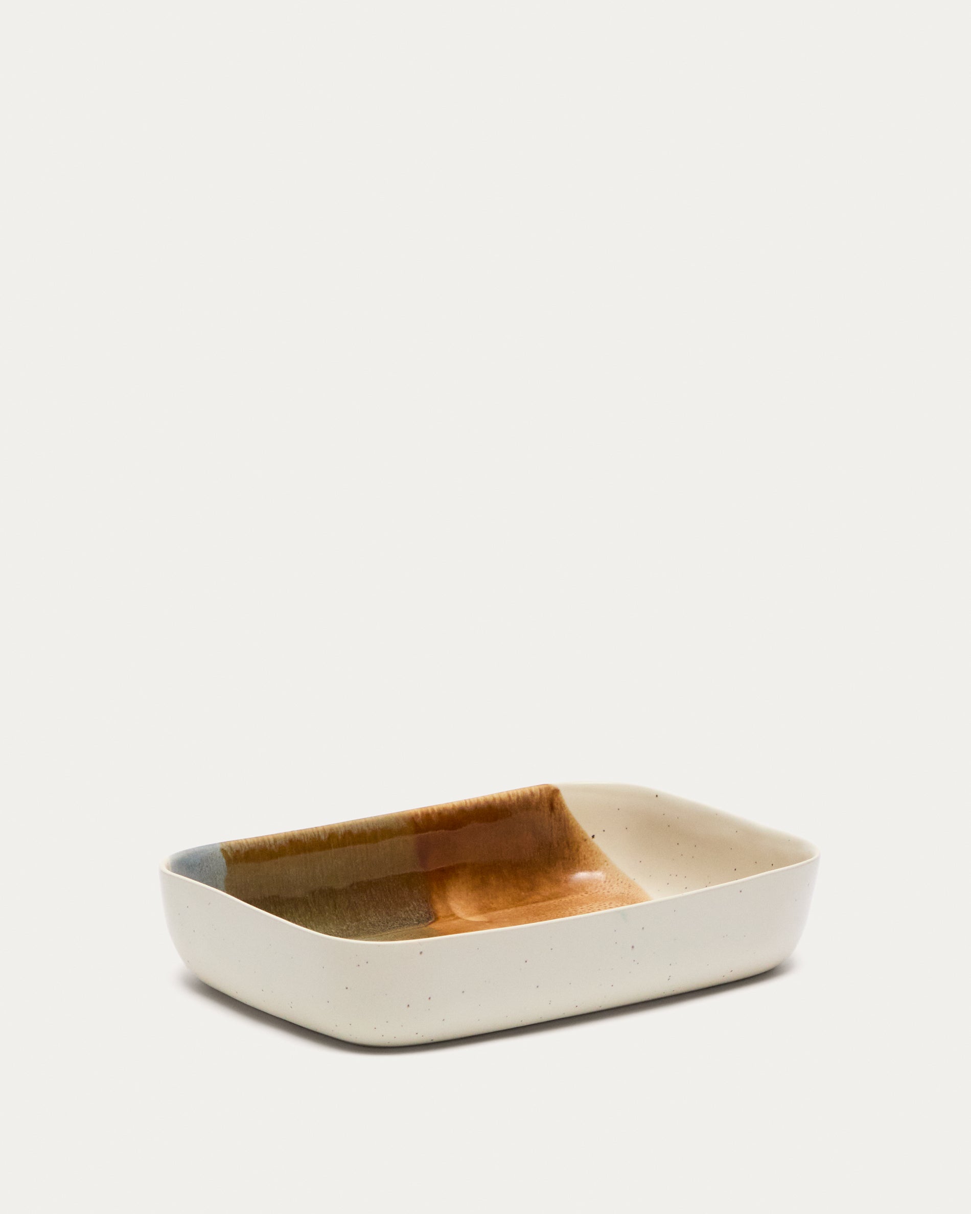 Large multicoloured ceramic Miglo oven dish - Product View