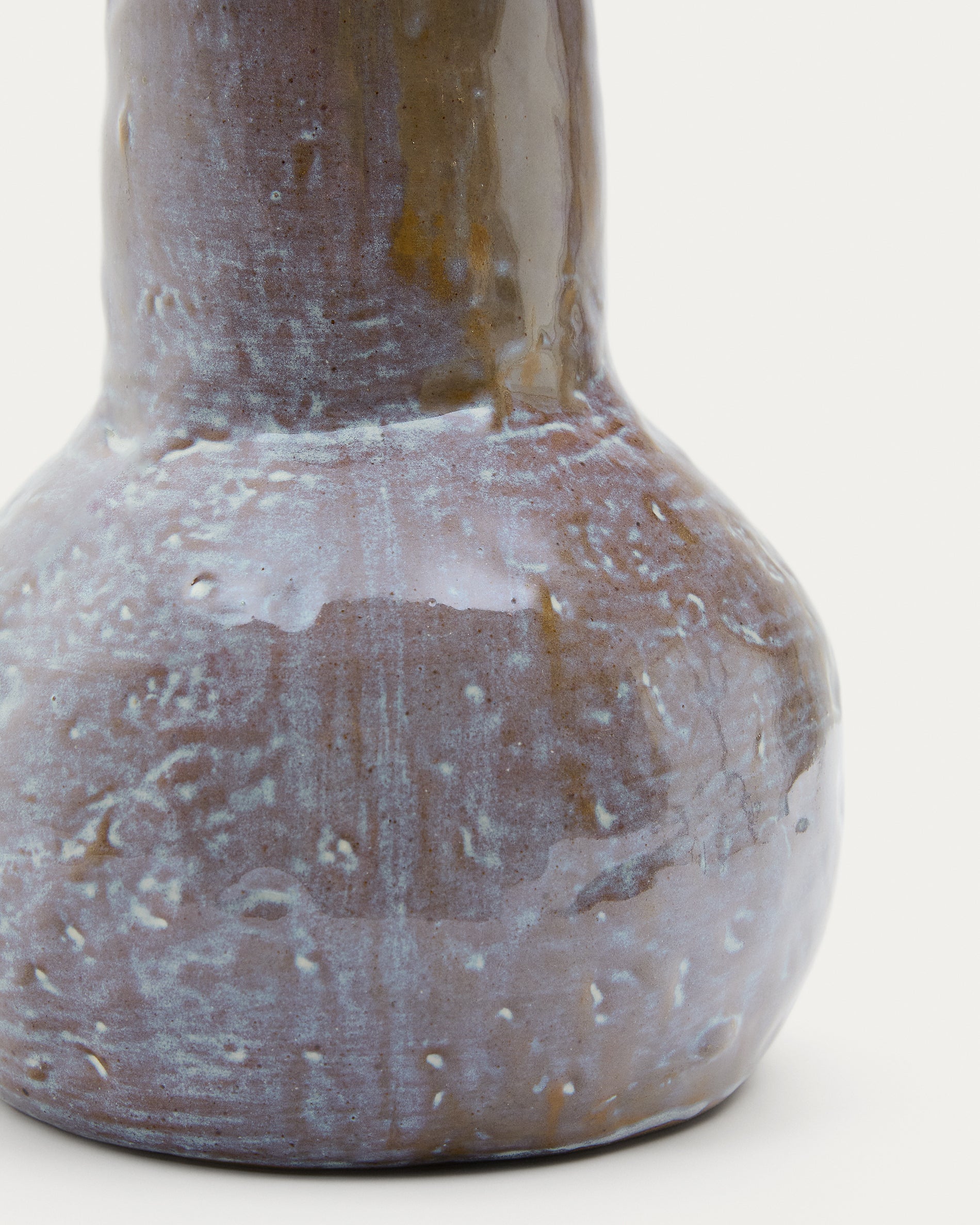Olaris multicoloured ceramic vase 15,3 cm - Detail