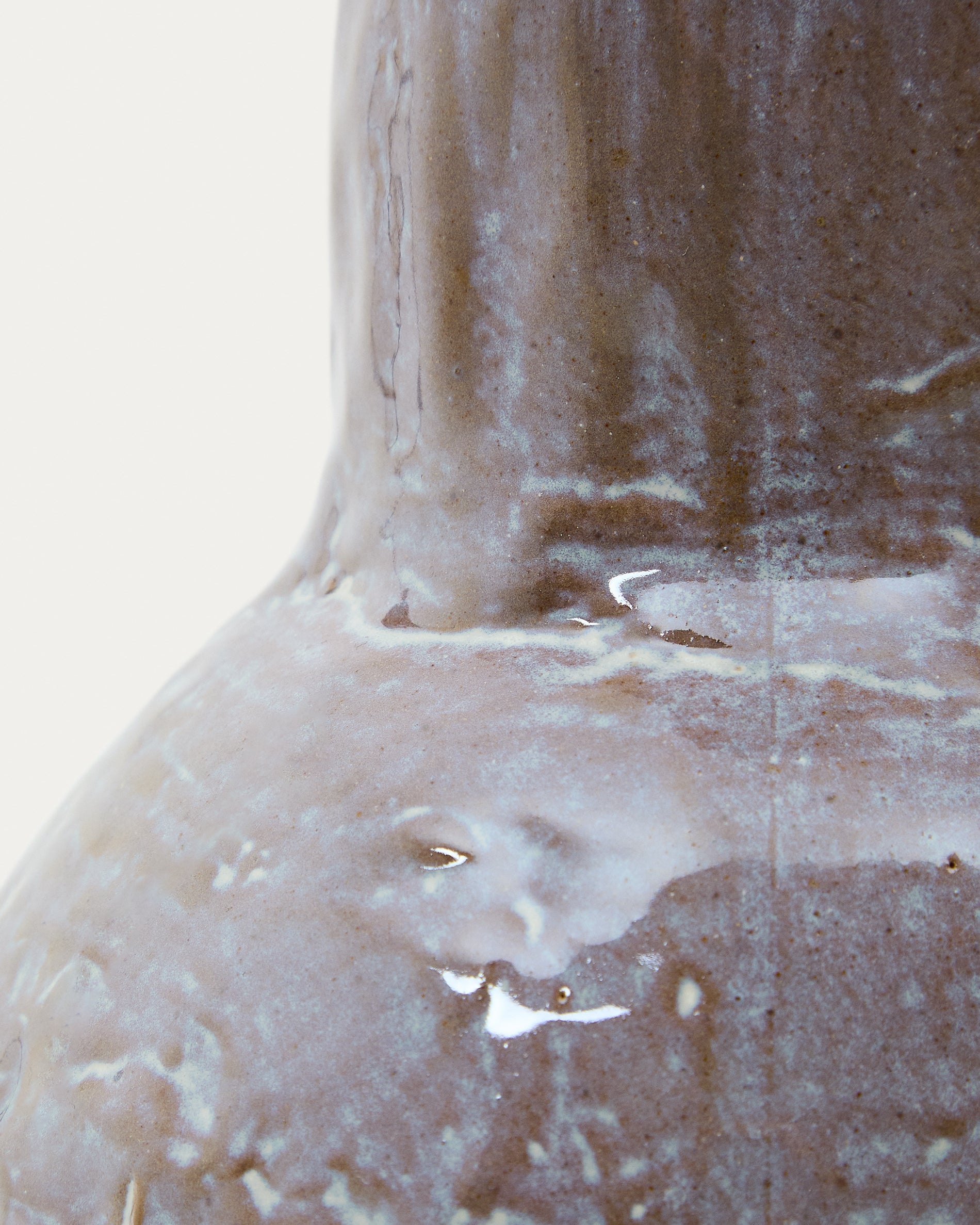 Olaris multicoloured ceramic vase 15,3 cm - Detail