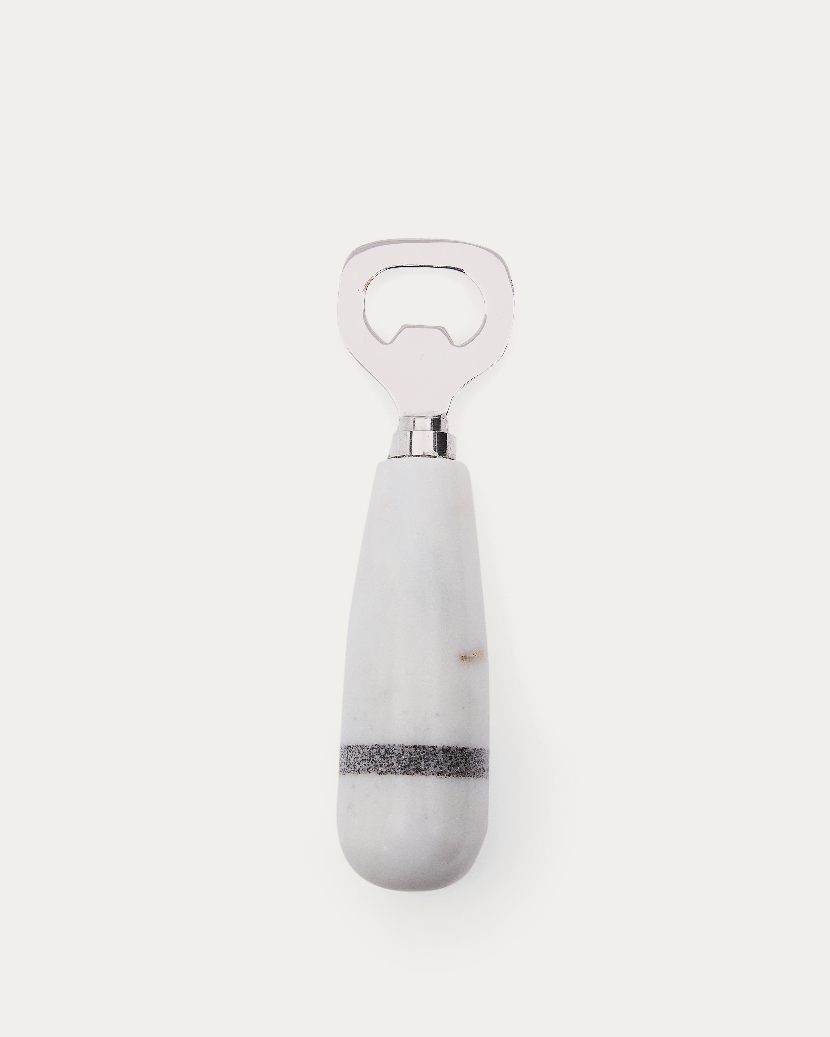 Nira opener in black and white marble - Product View