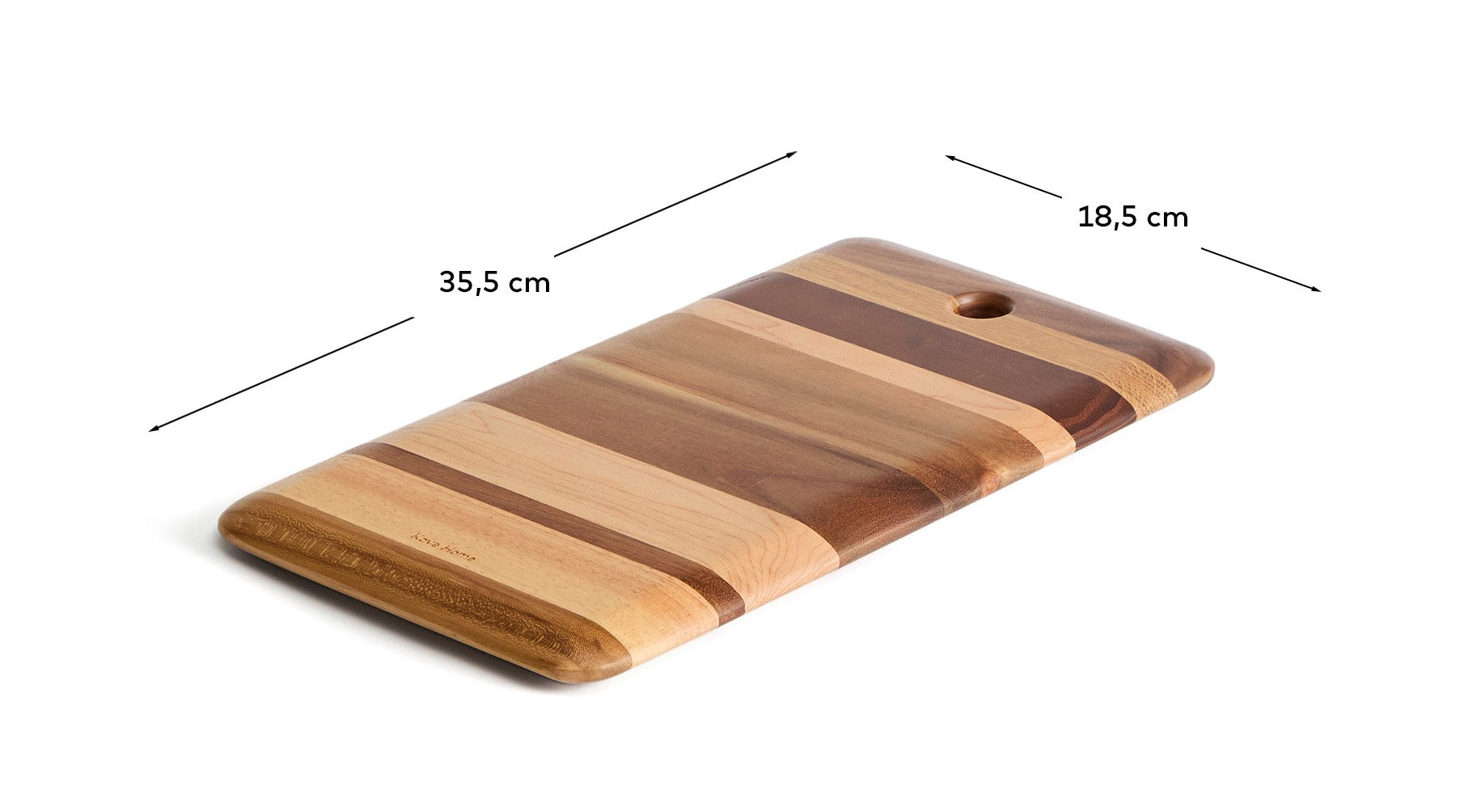 Nover serving board in acacia wood FSC 100% - Measurements