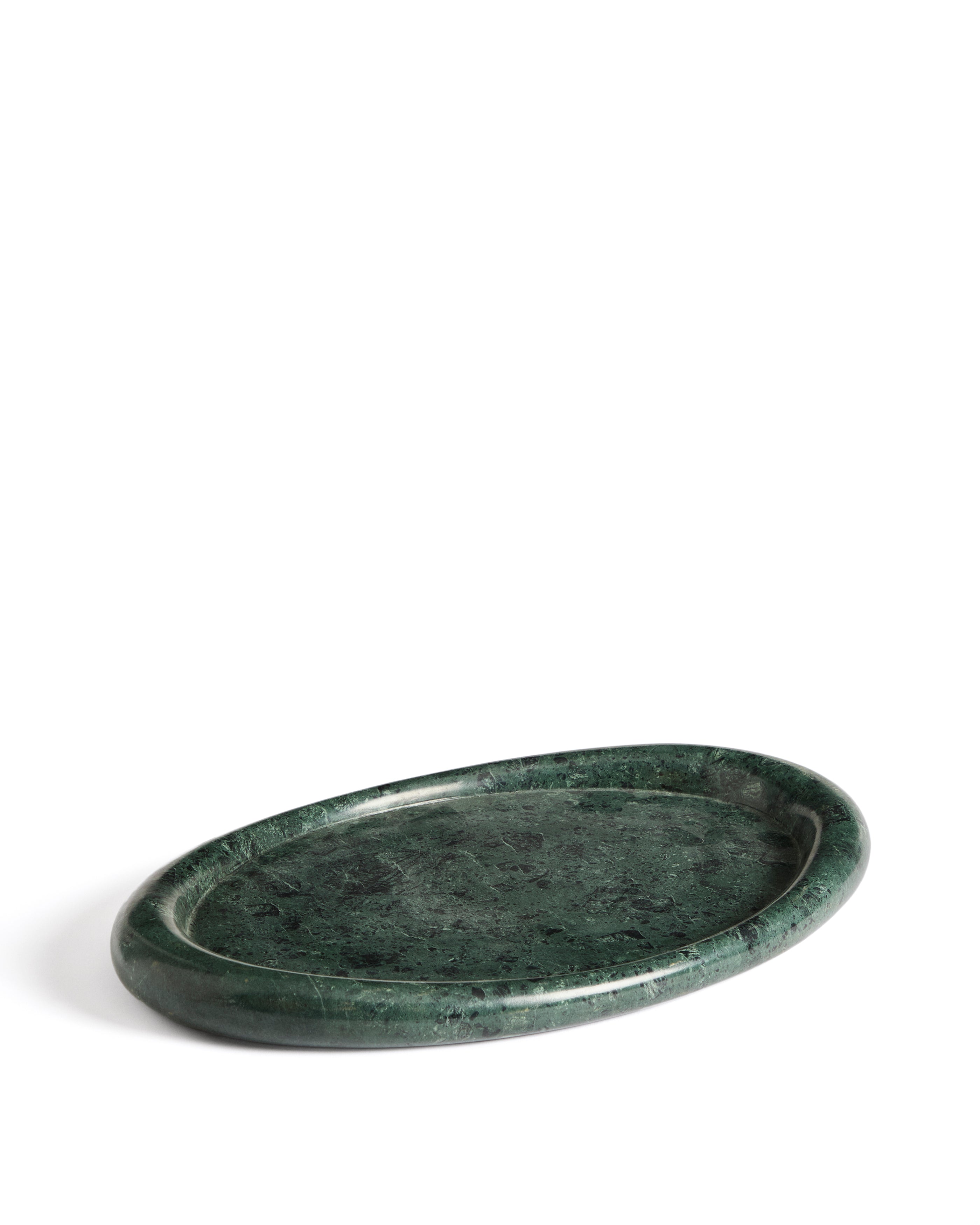 Lenorel tray in green marble 43 x 28 cm - Product Image