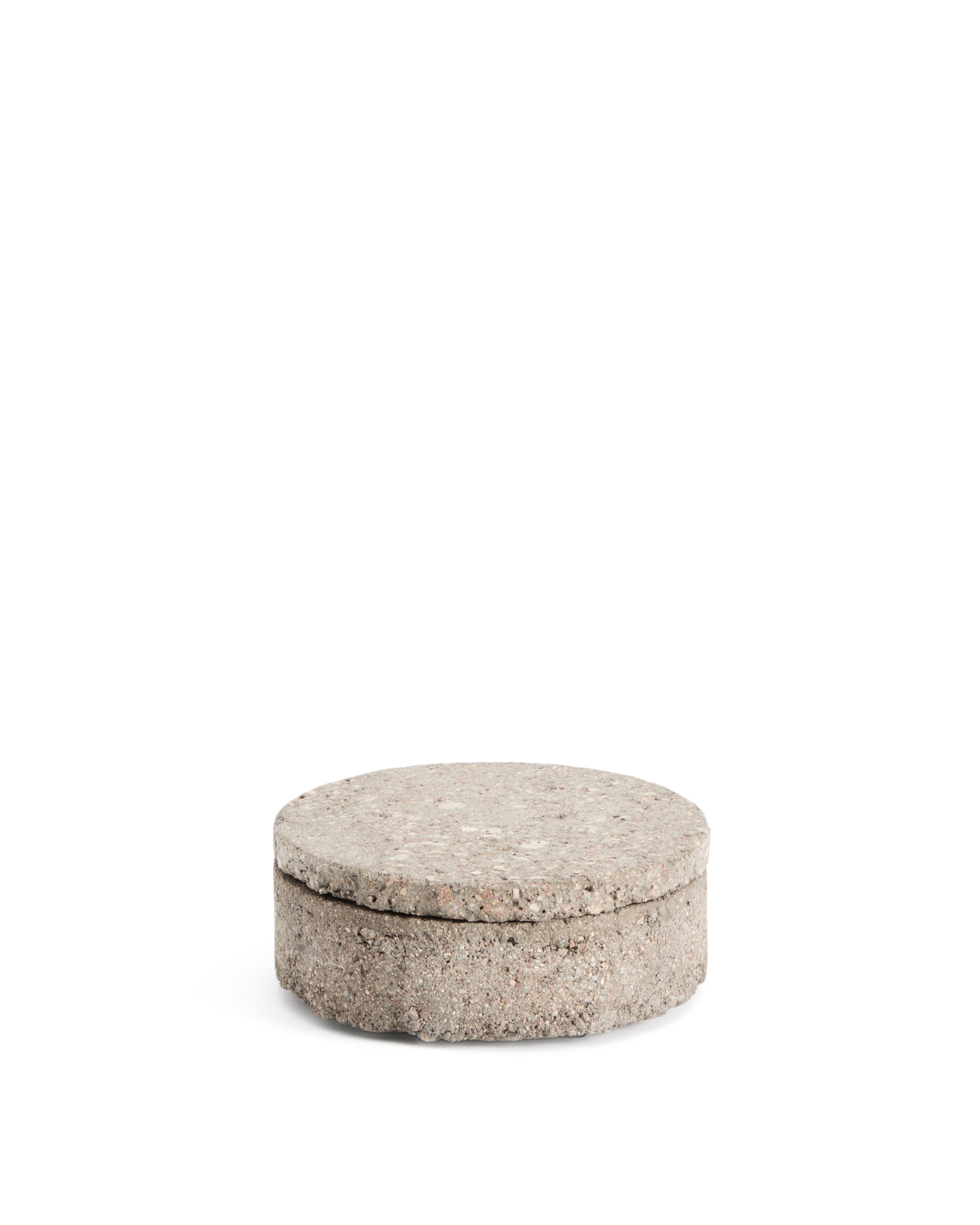 Mirani decorative stone box Ø 15 cm - Product Image