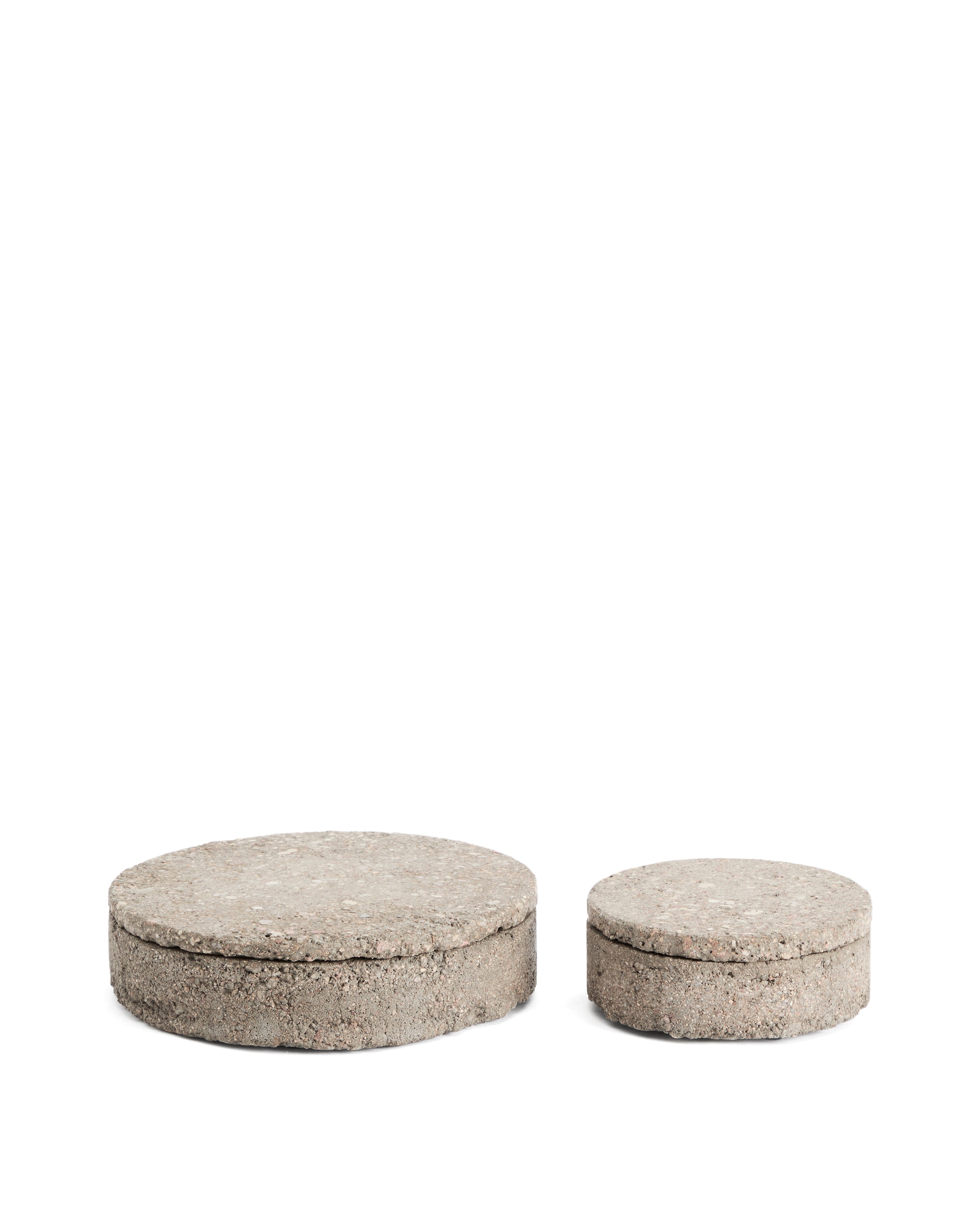 Mirani decorative stone box Ø 15 cm - Product Image