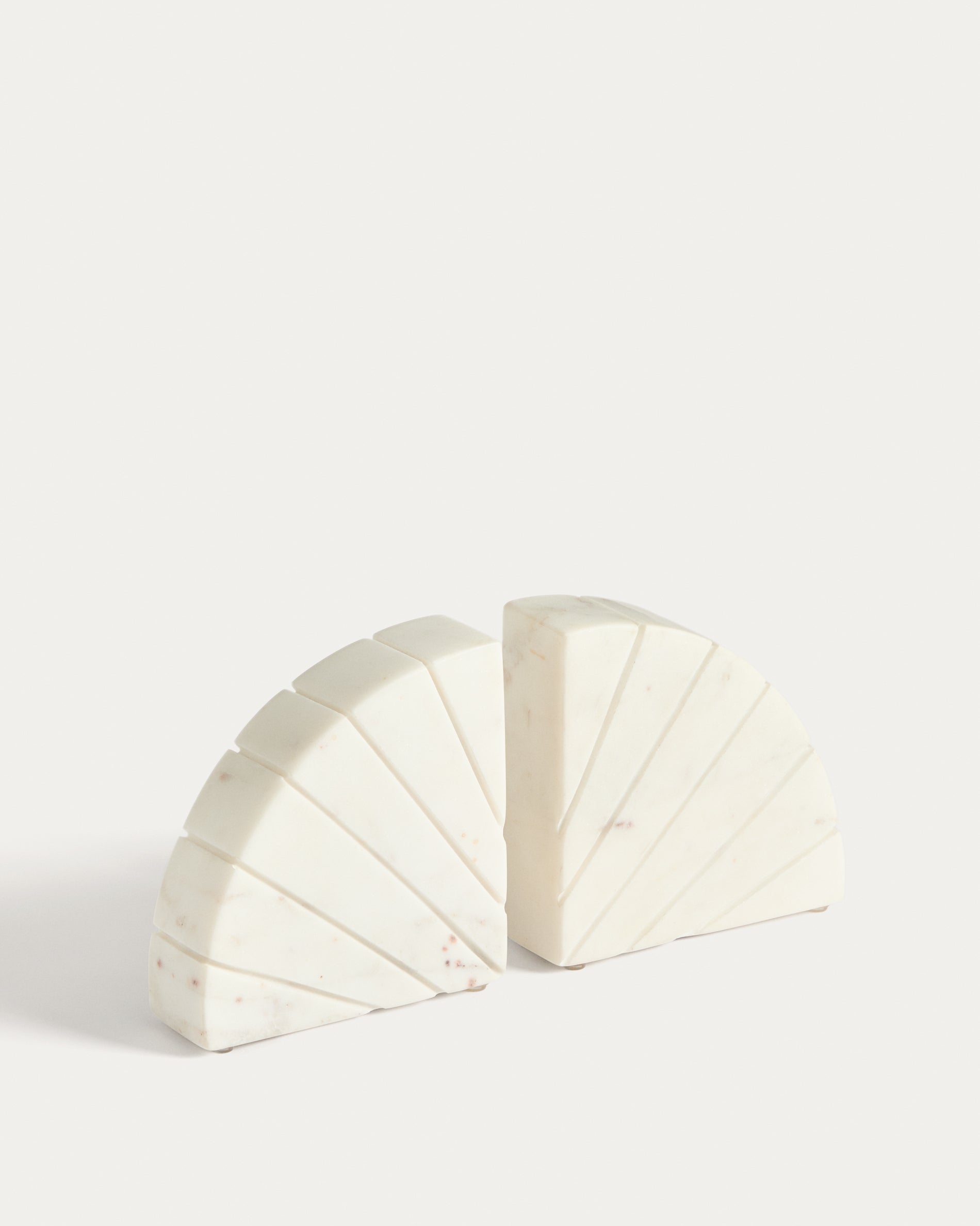 Serela bookend in white marble - Product View