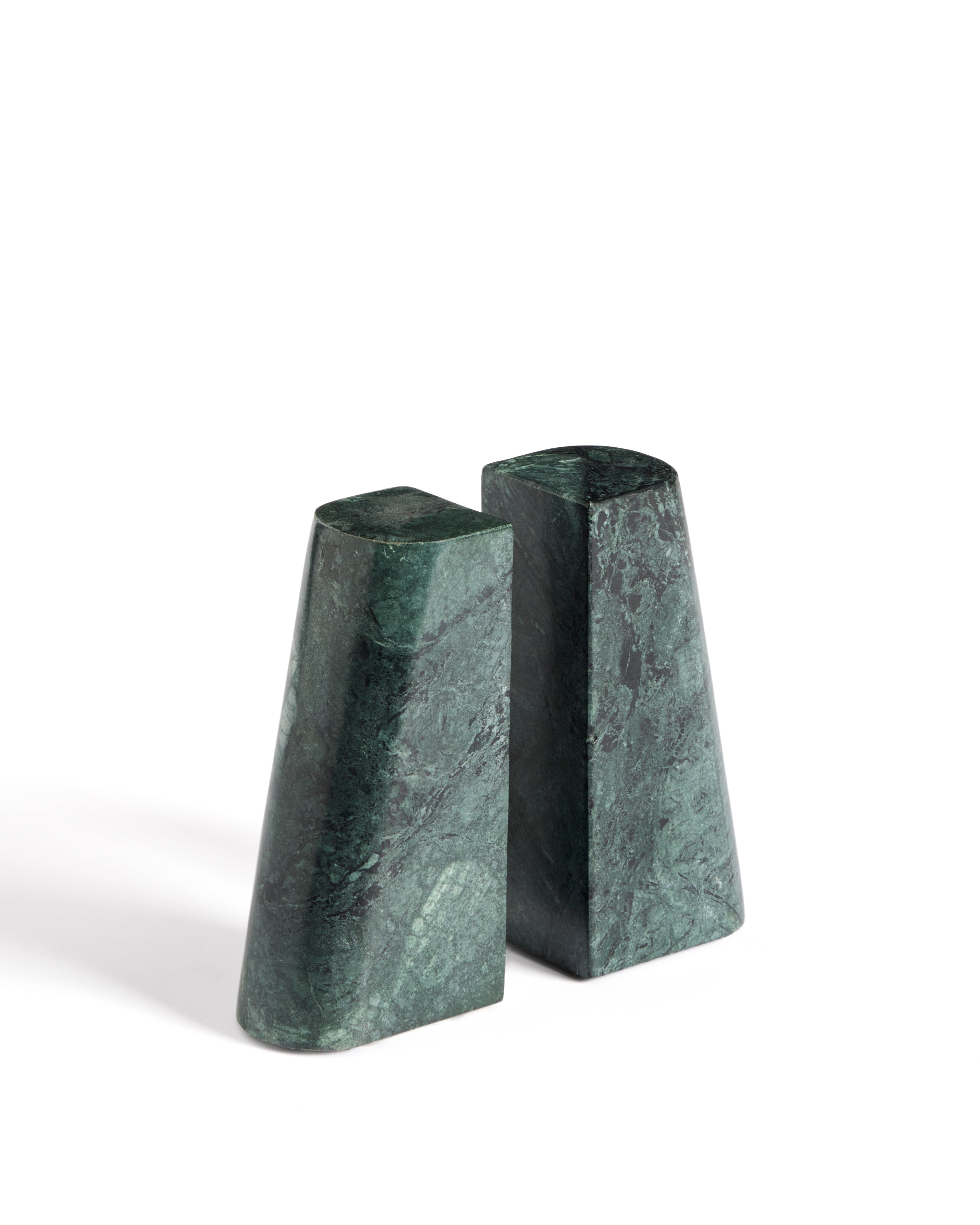Serela bookend in green marble - Product Image