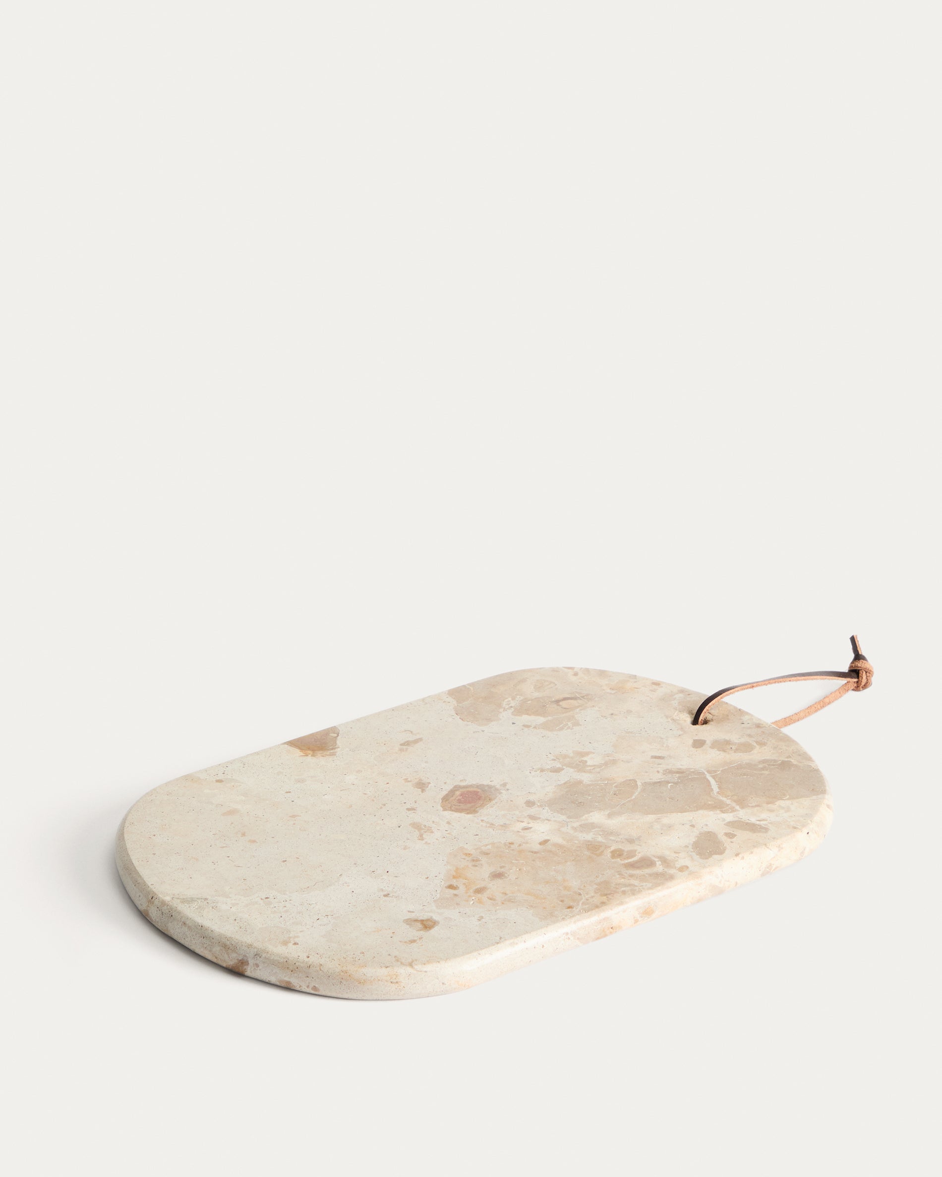 Orlina tray in beige marble 35 x 23 cm - Product View
