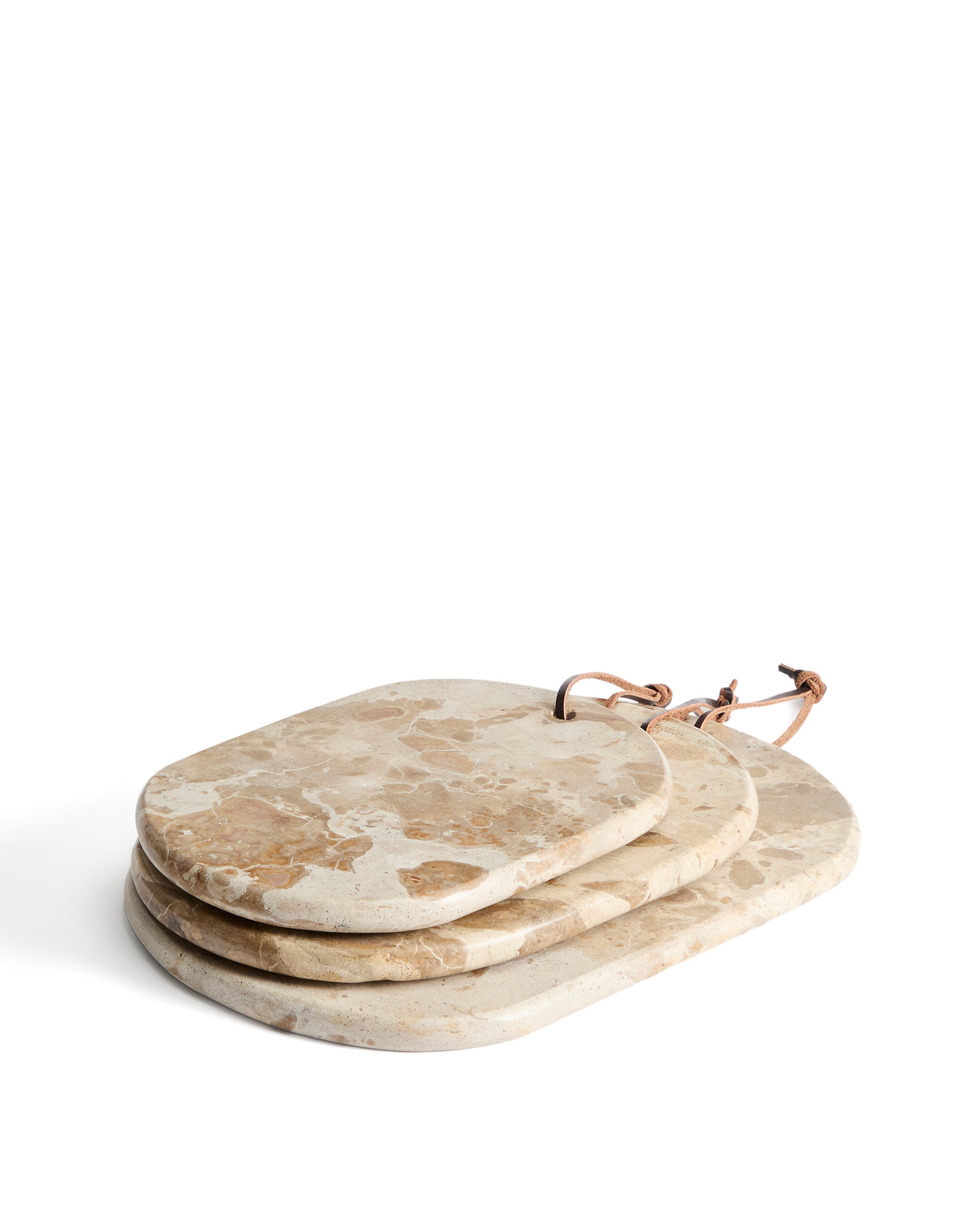Orlina tray in beige marble 30 x 20 cm - Product Image
