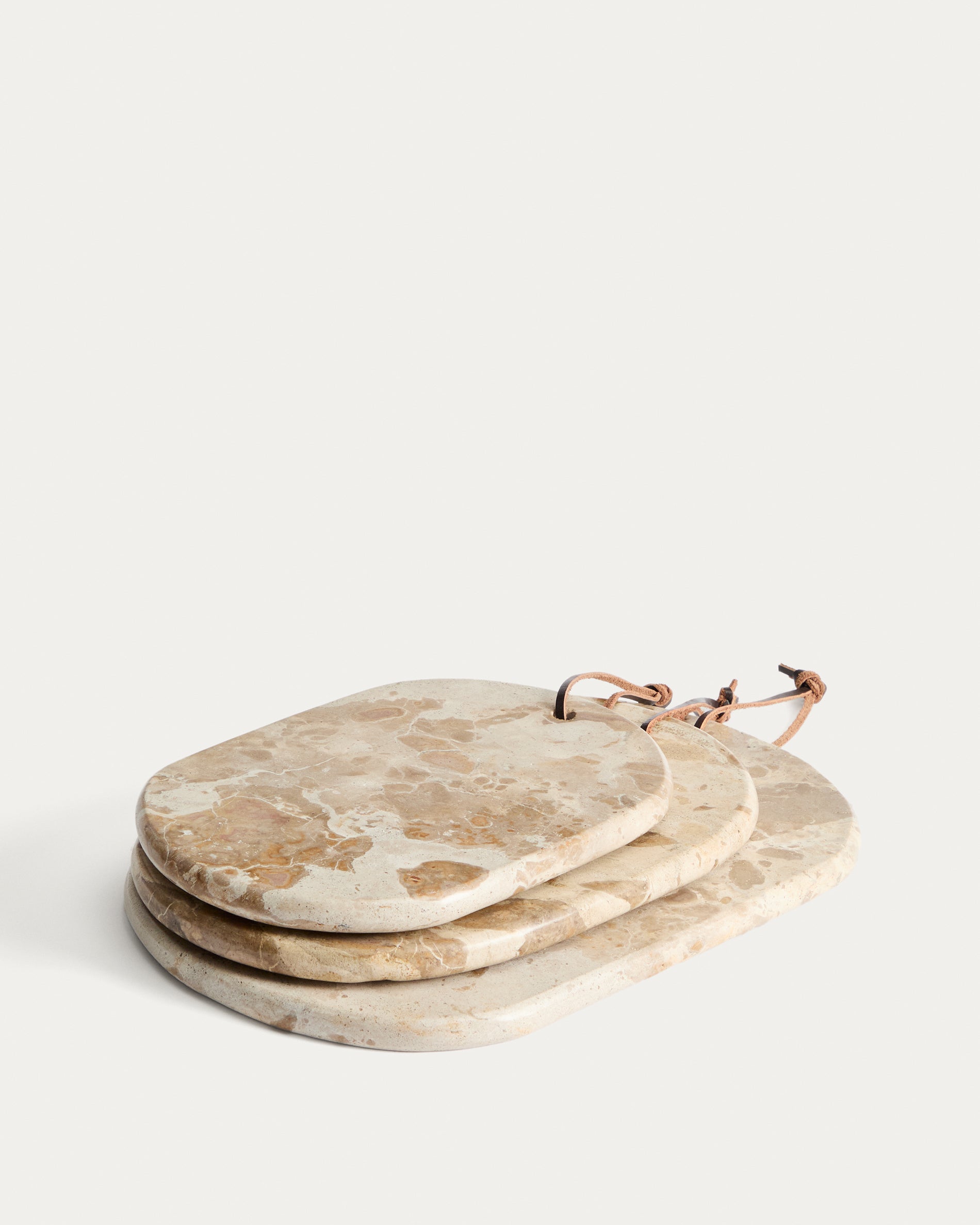 Orlina tray in beige marble 30 x 20 cm - Product View