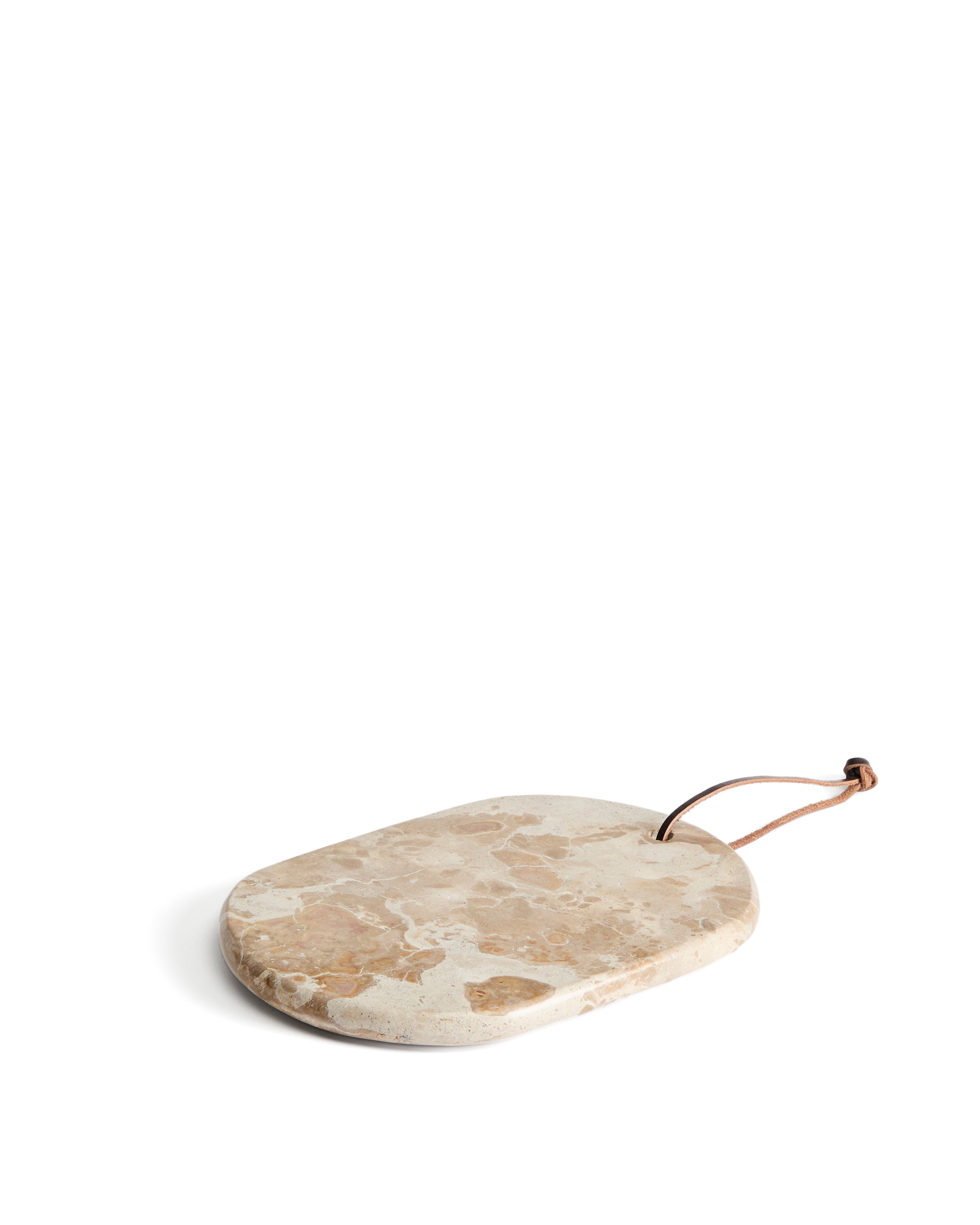 Orlina tray in beige marble 25 x 18 cm - Product Image