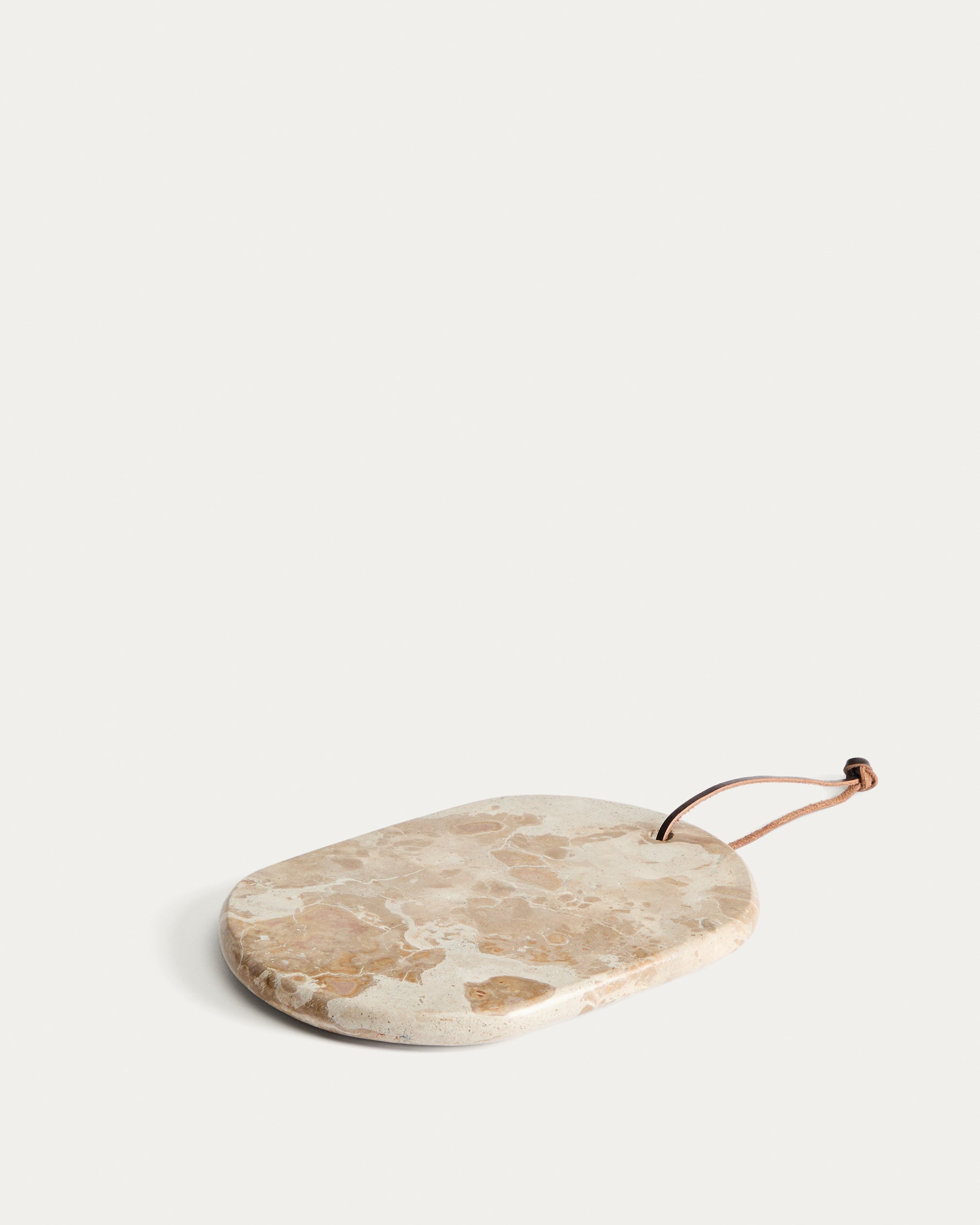 Orlina tray in beige marble 25 x 18 cm - Product View