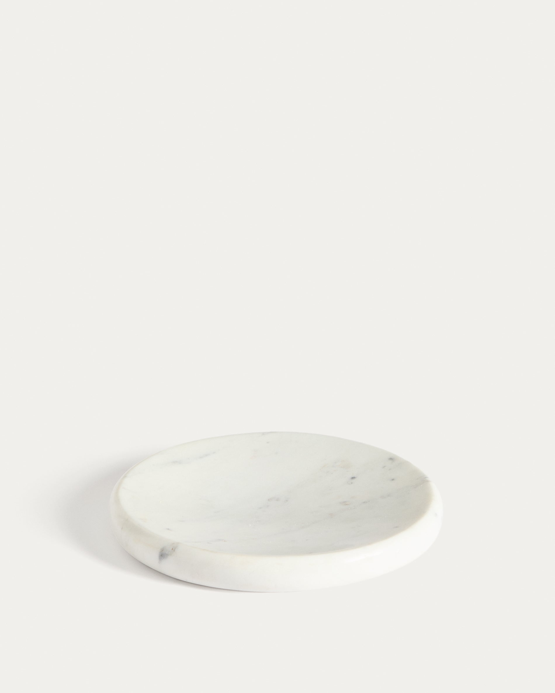 Obena tray in white marble Ø 25 cm - Product View