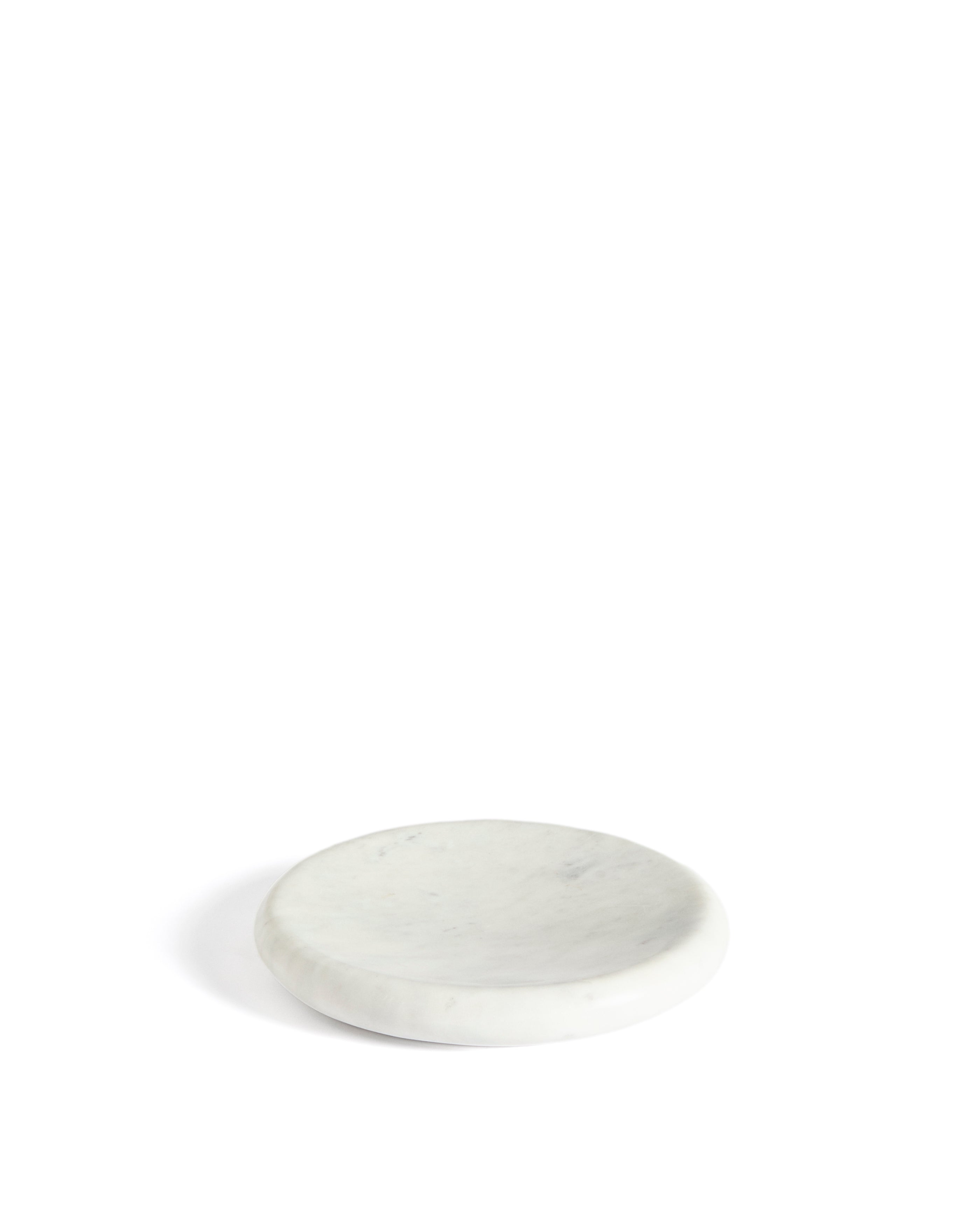 Obena tray in white marble Ø 20 cm - Product Image