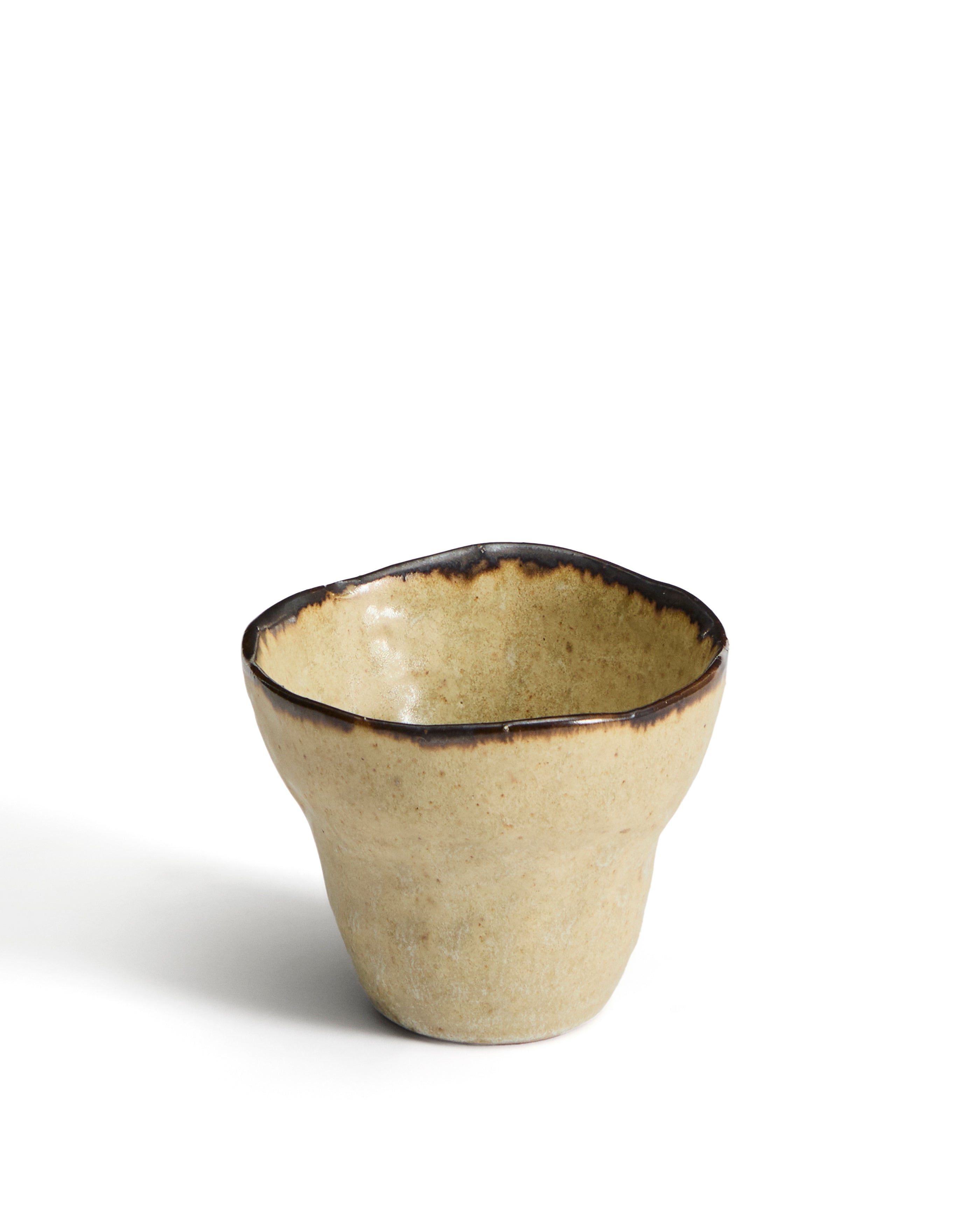 Abela mug in brown ceramic - Product Image