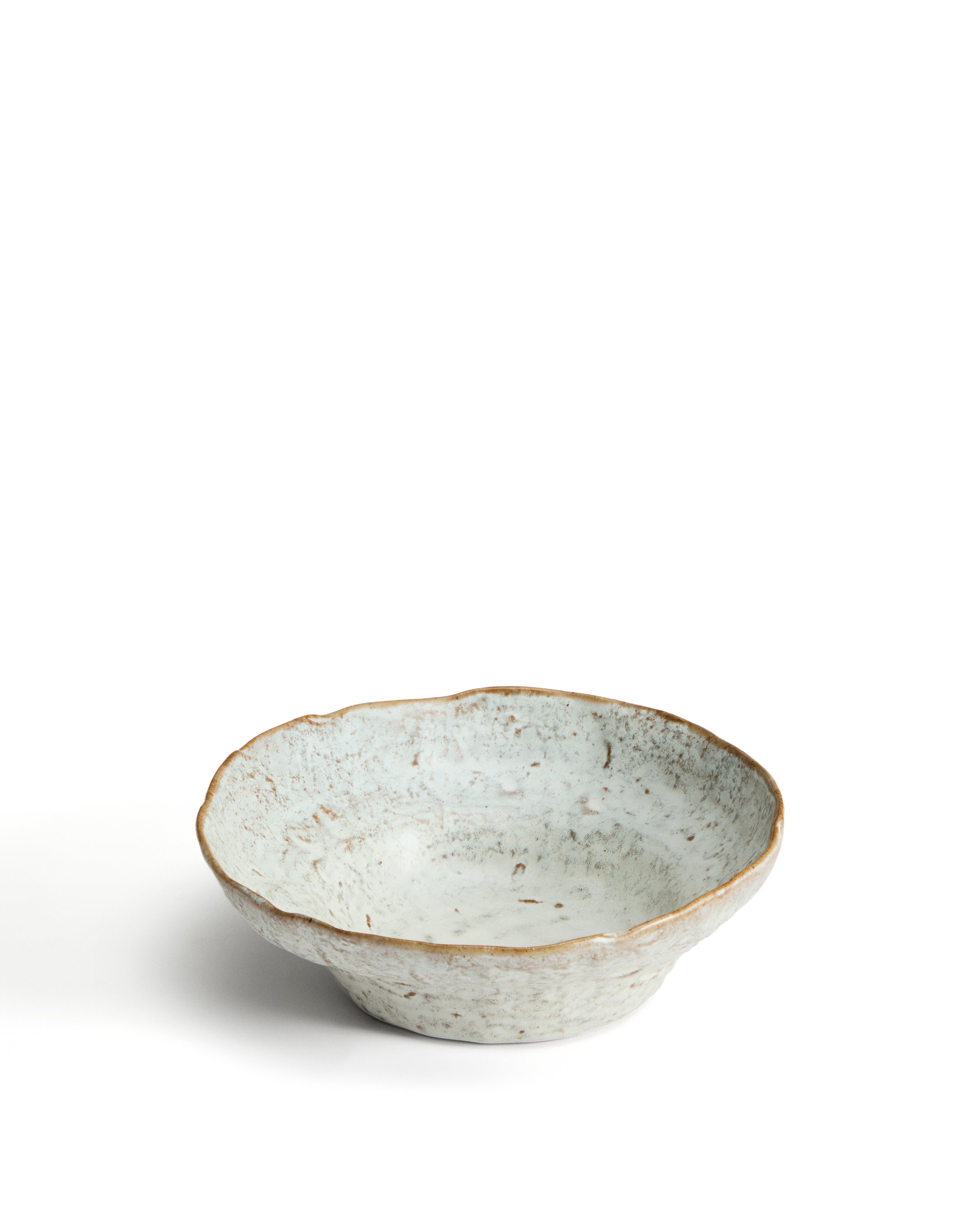 Alenia deep plate in grey ceramic - Product Image