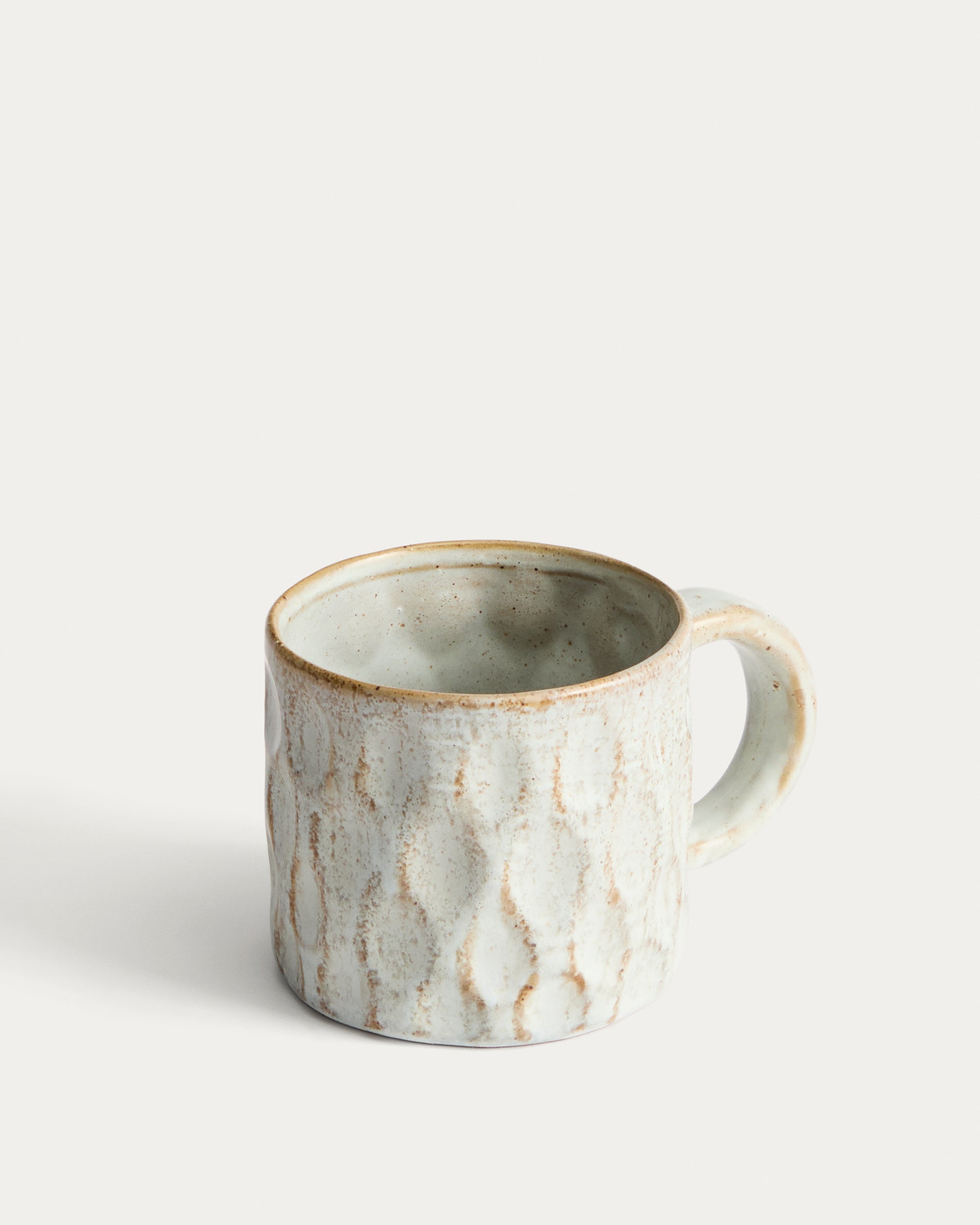 Alenia mug in grey ceramic - Product View
