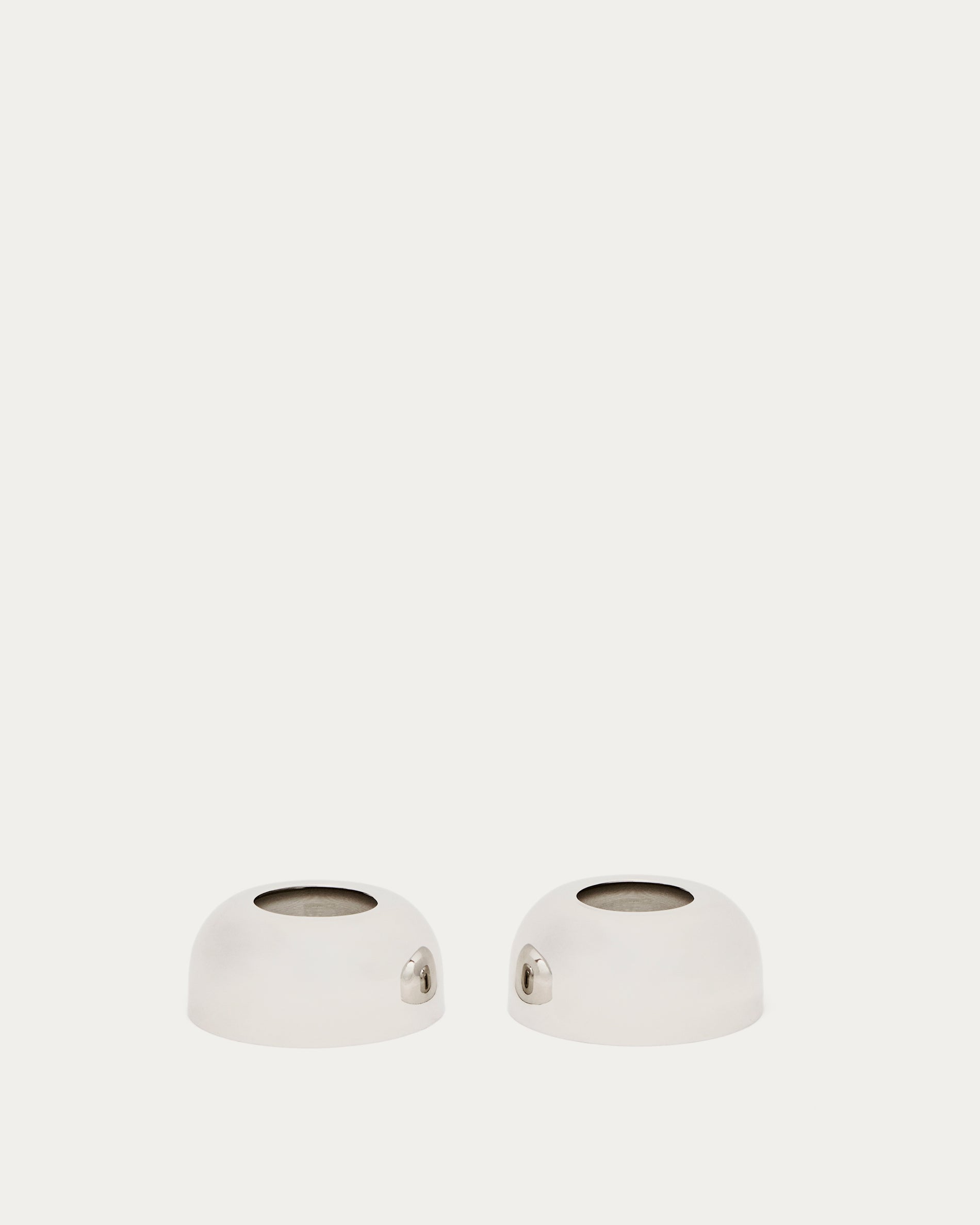 Nirela set of 2 stainless steel egg cups - Product View