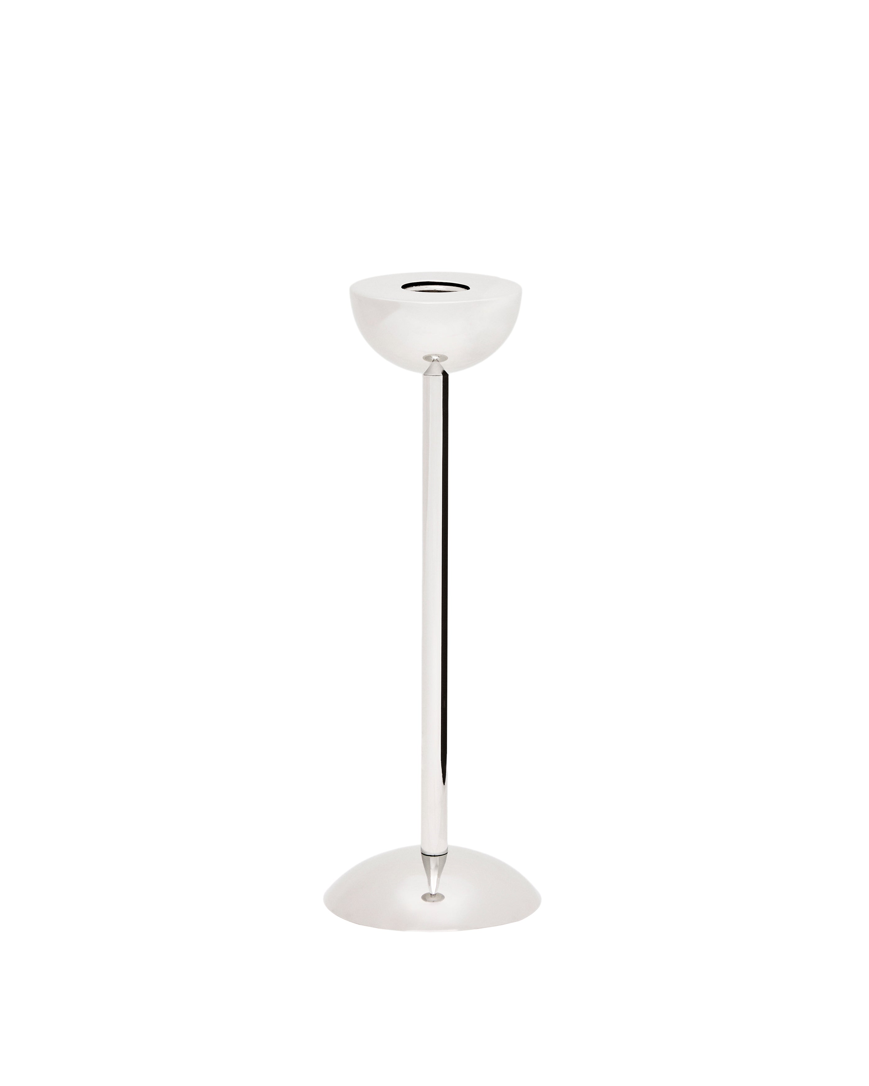 Nirela stainless steel candle holder 22cm - Product Image