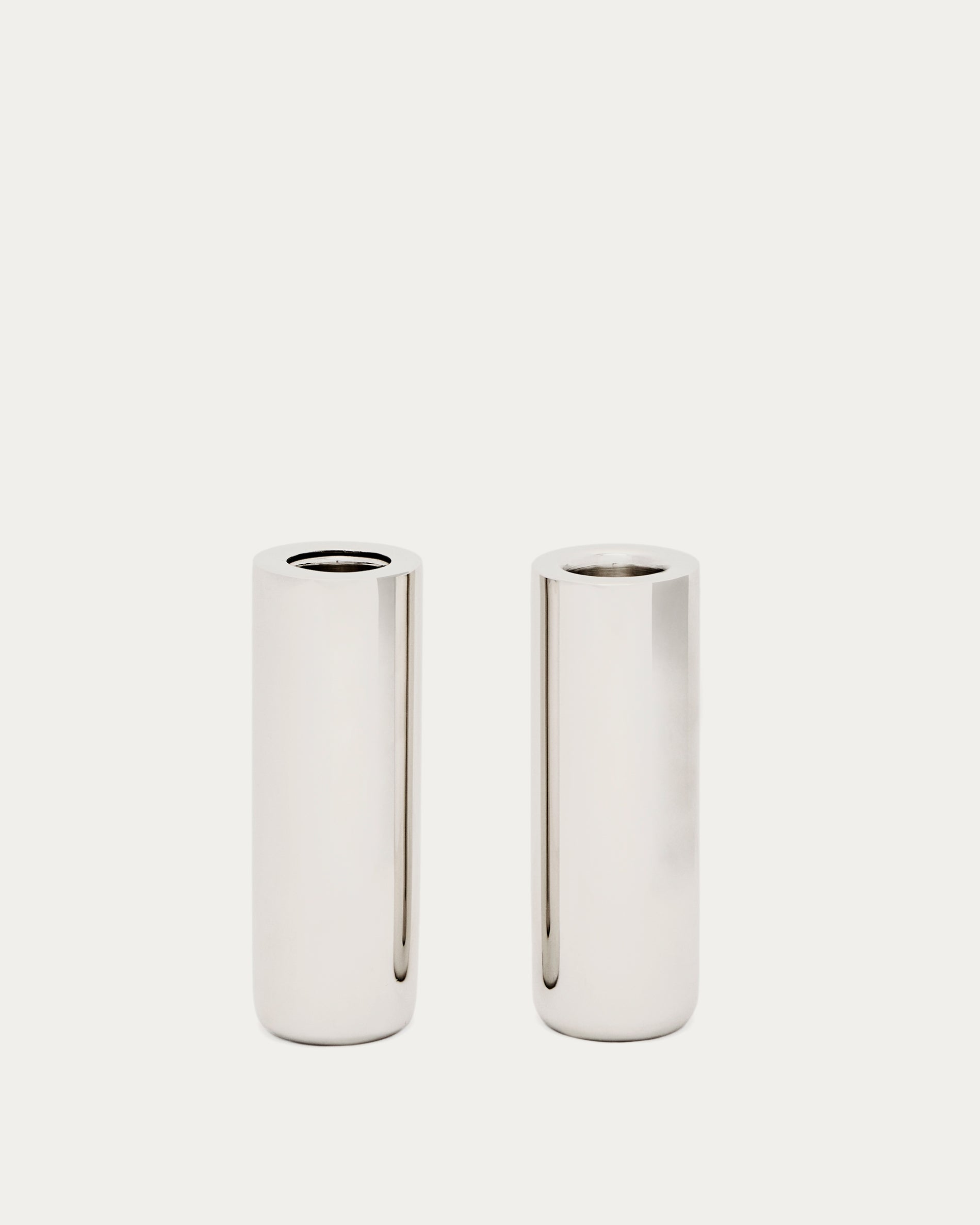Nirela set of 2 candle holders 11cm - Product View