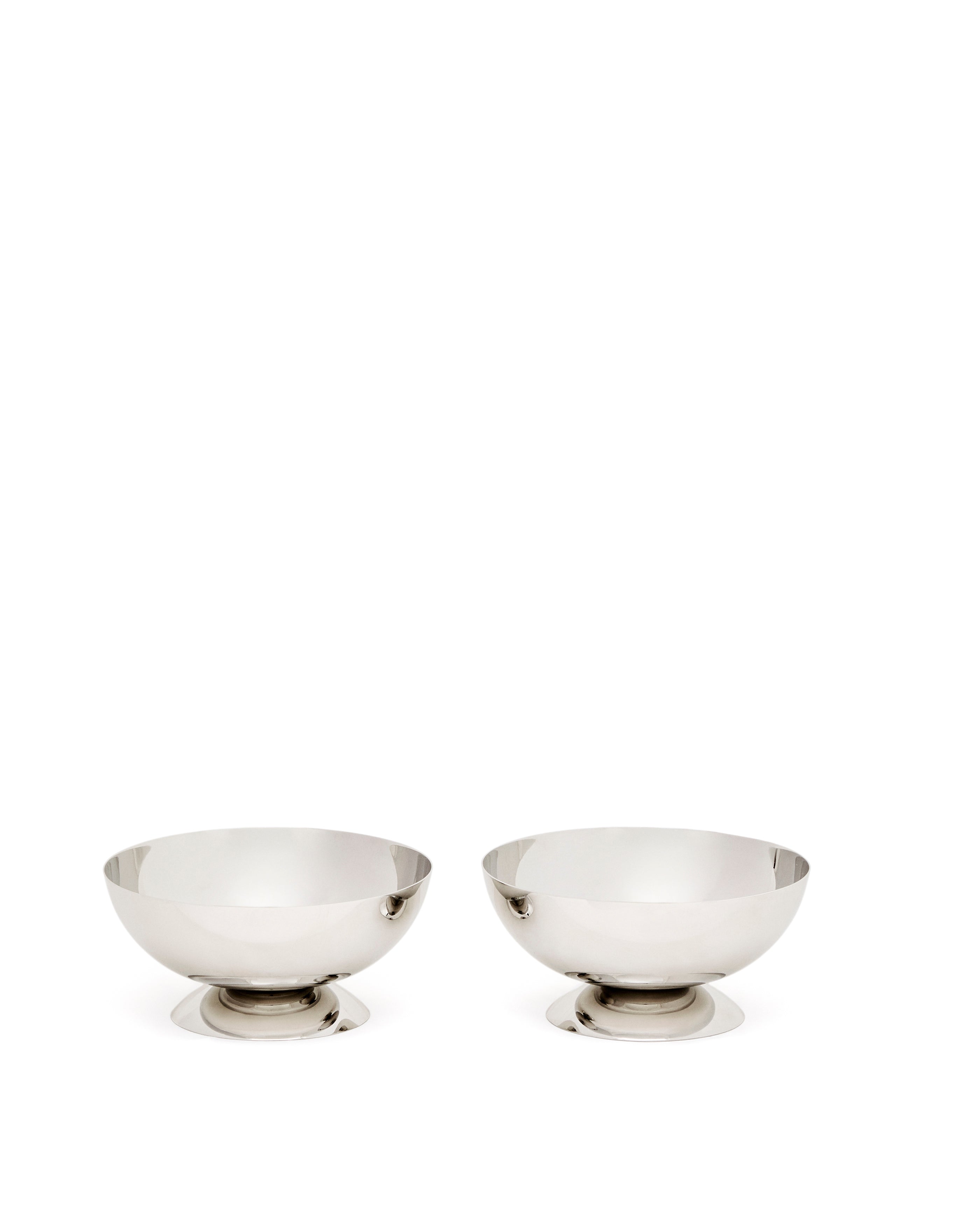 Nirela set of 2 stainless steel bowls - Product Image