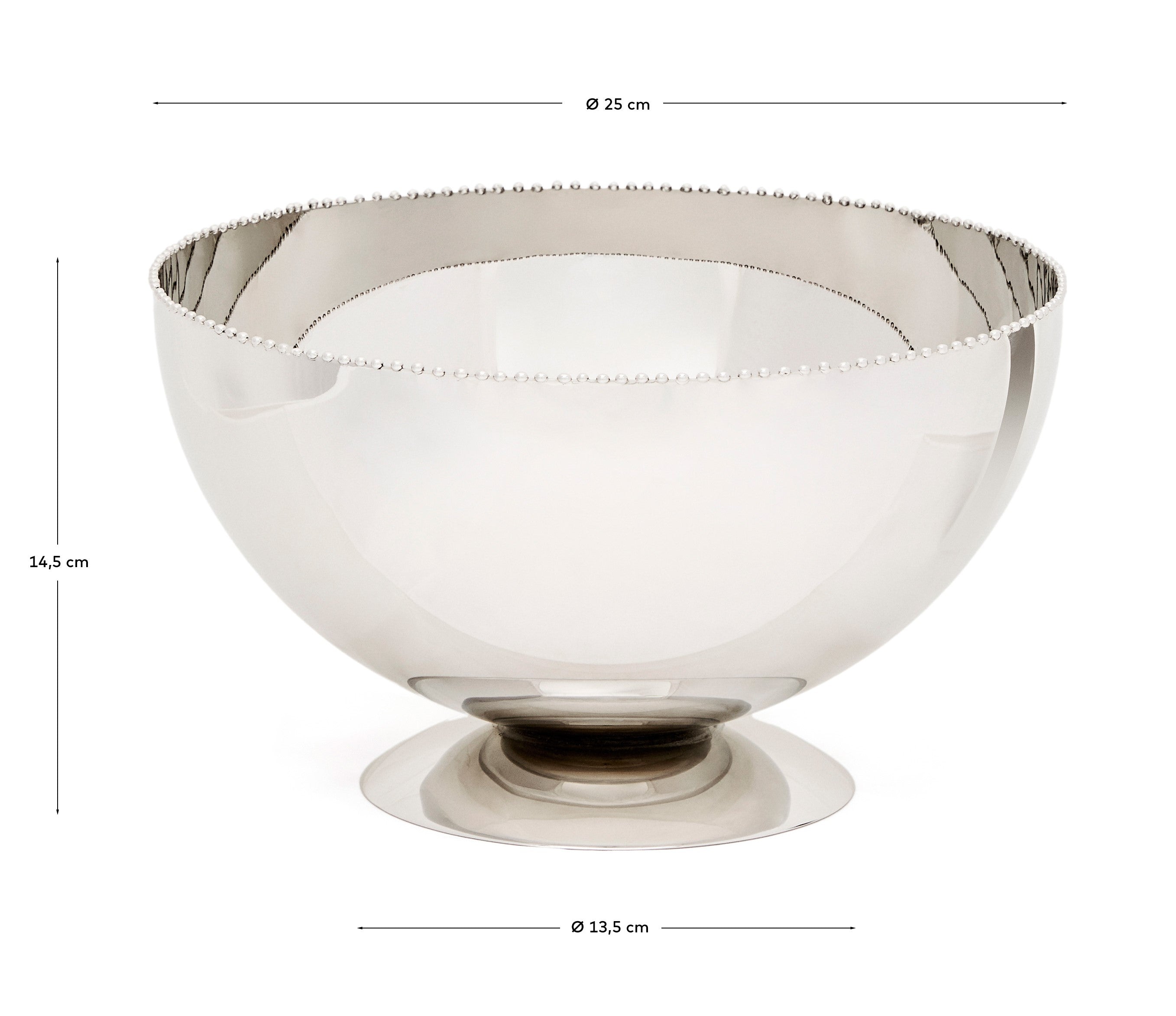 Nirela stainless steel bowl - Measurements