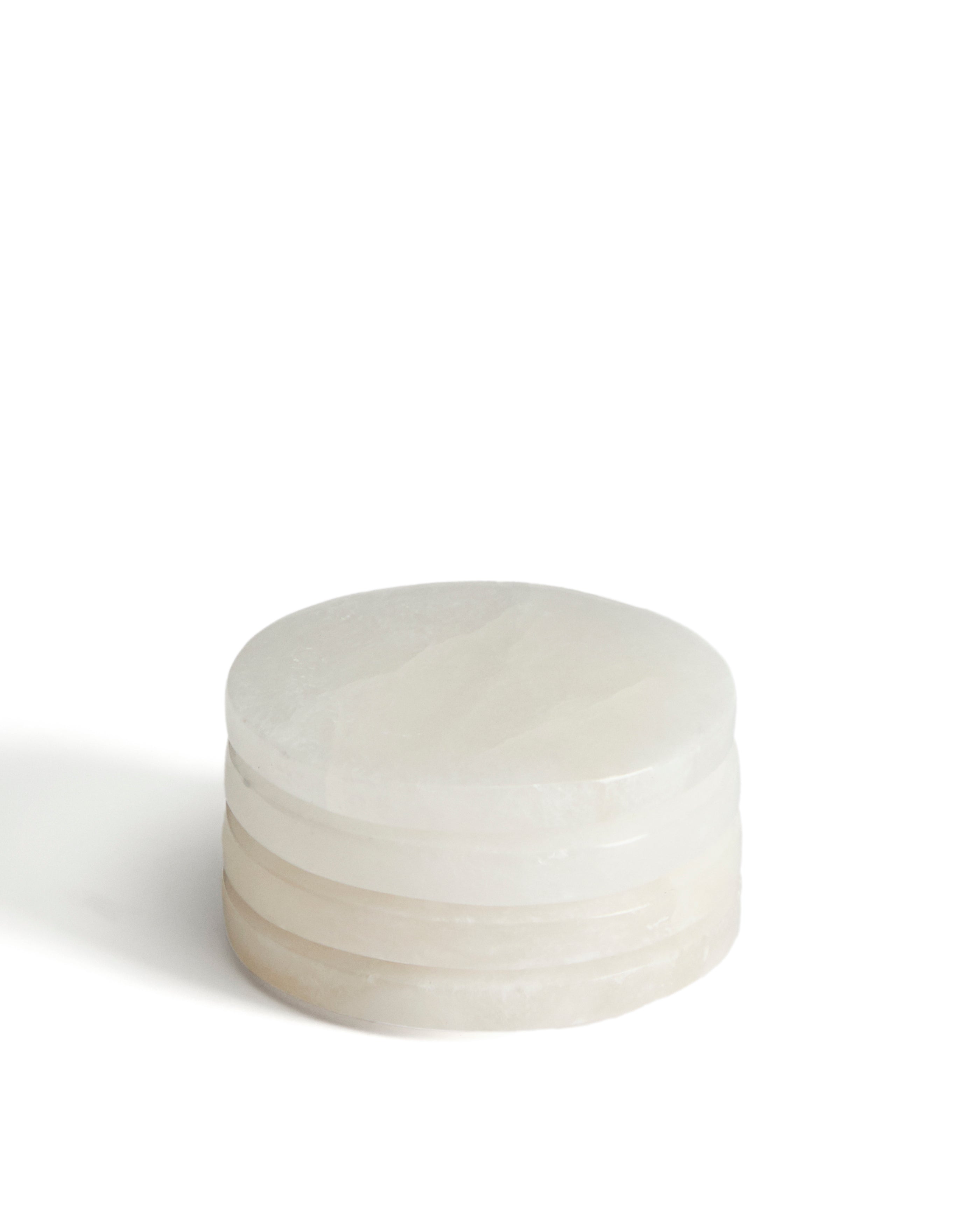 Noreli set of 4 alabaster coasters - Product Image