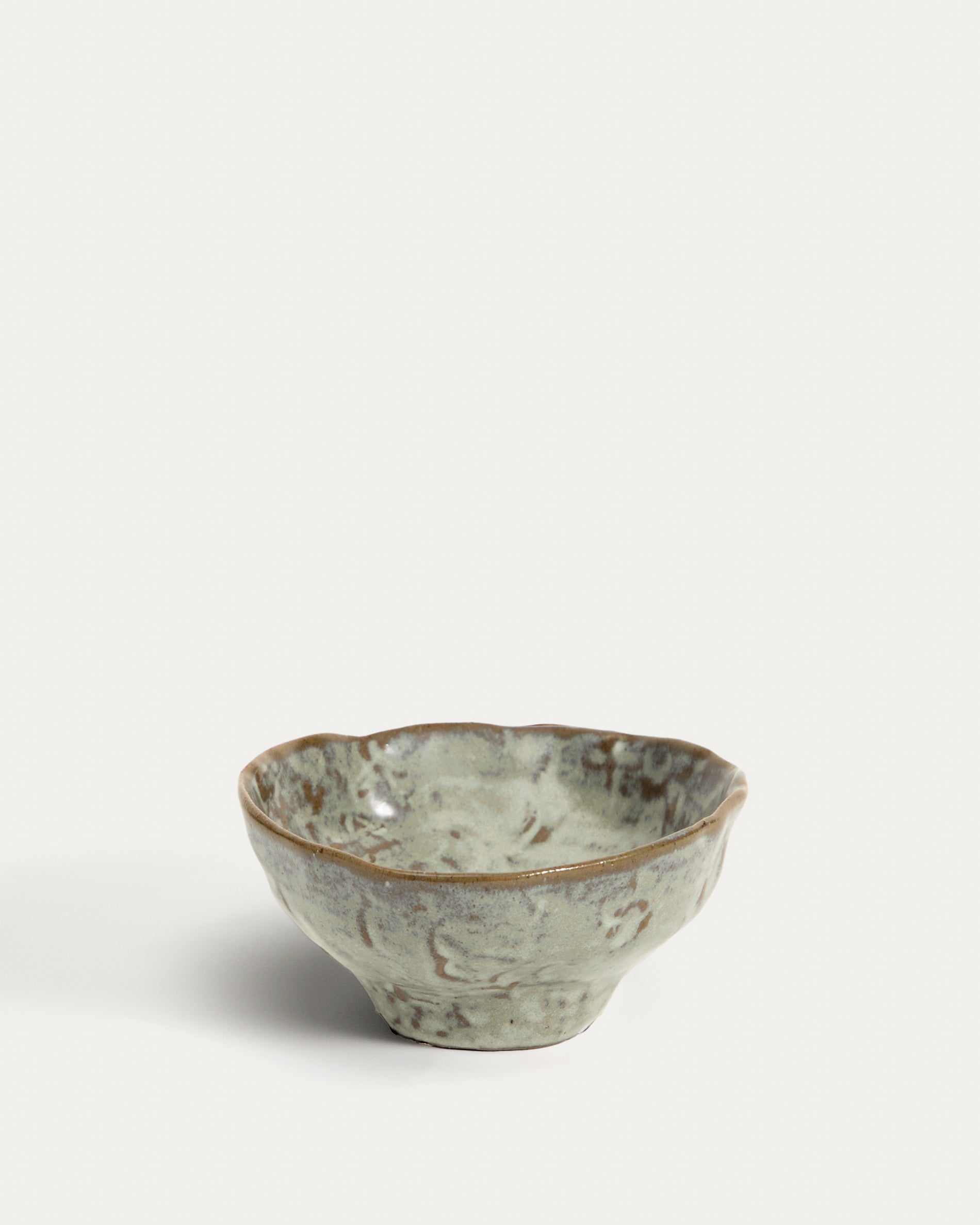 Alenia brown ceramic bowl - Product View