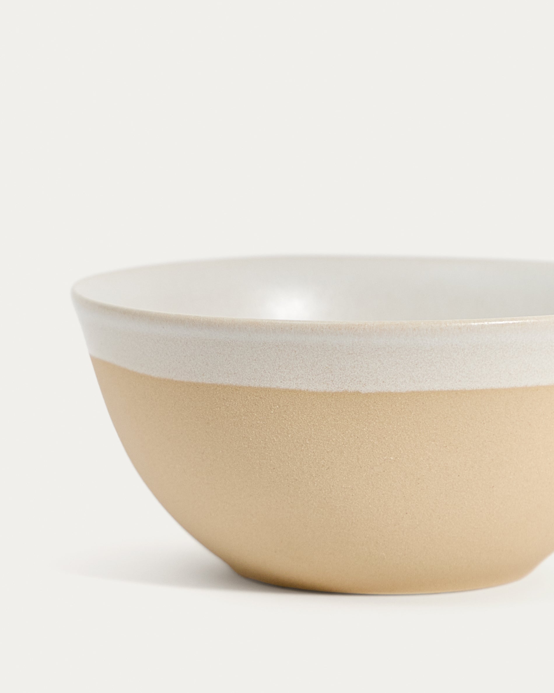 Beige Azir ceramic bowl - Detail