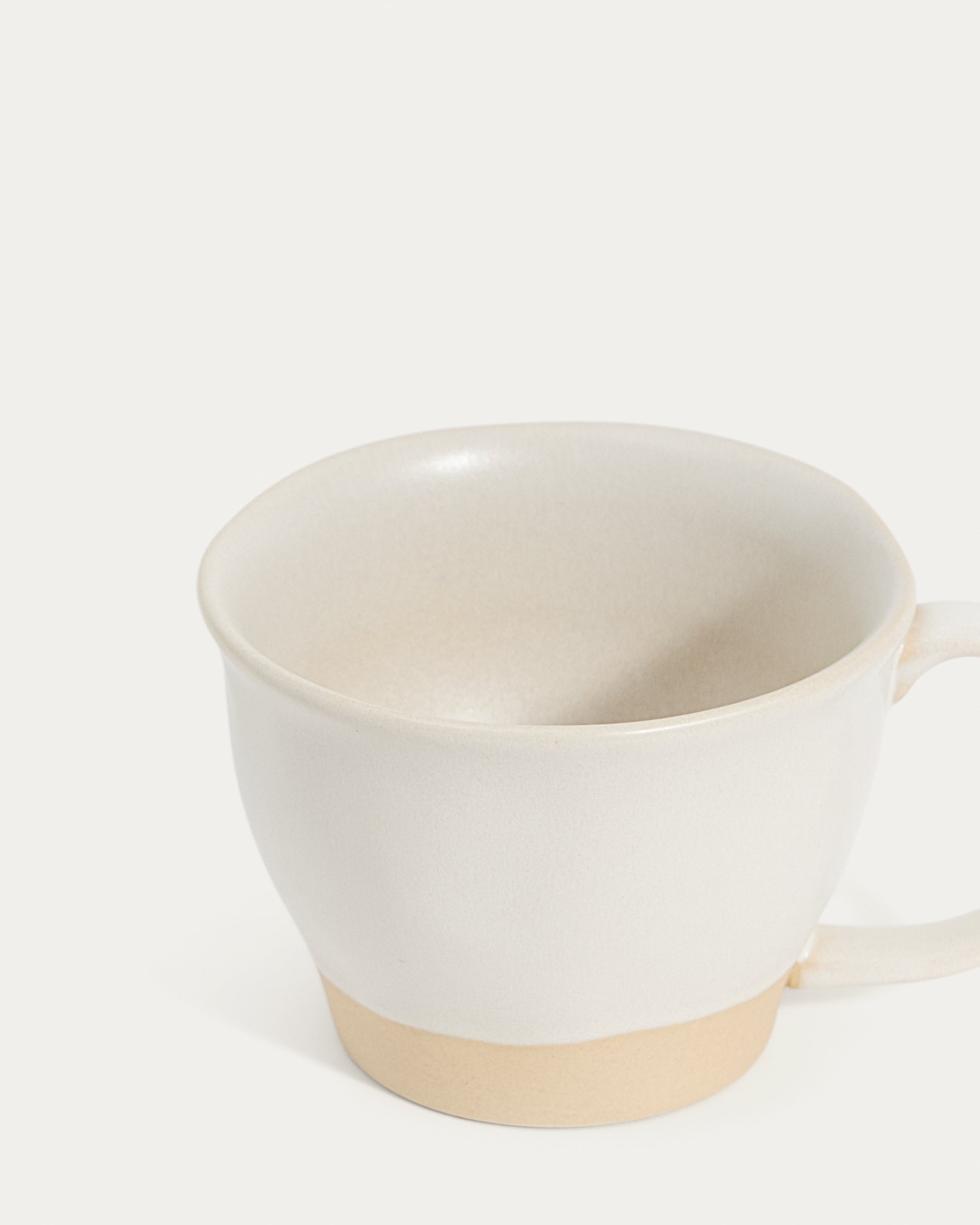 Beige Azir large ceramic mug - Detail