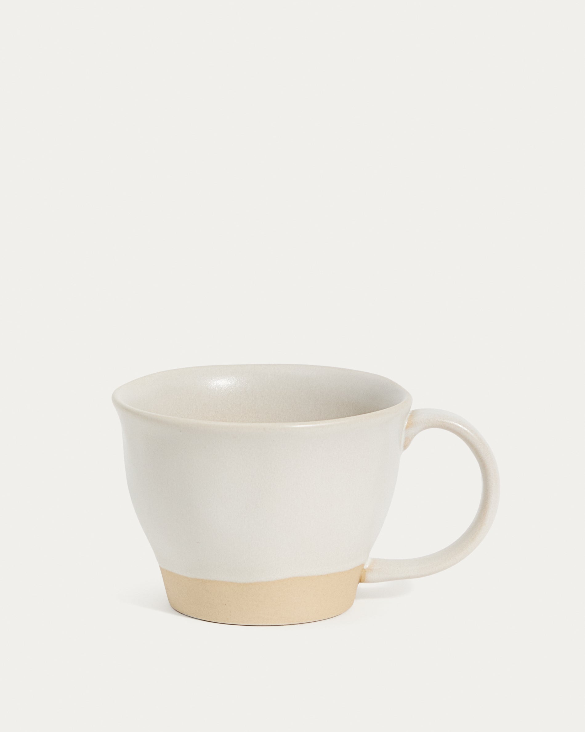 Beige Azir large ceramic mug - Product View